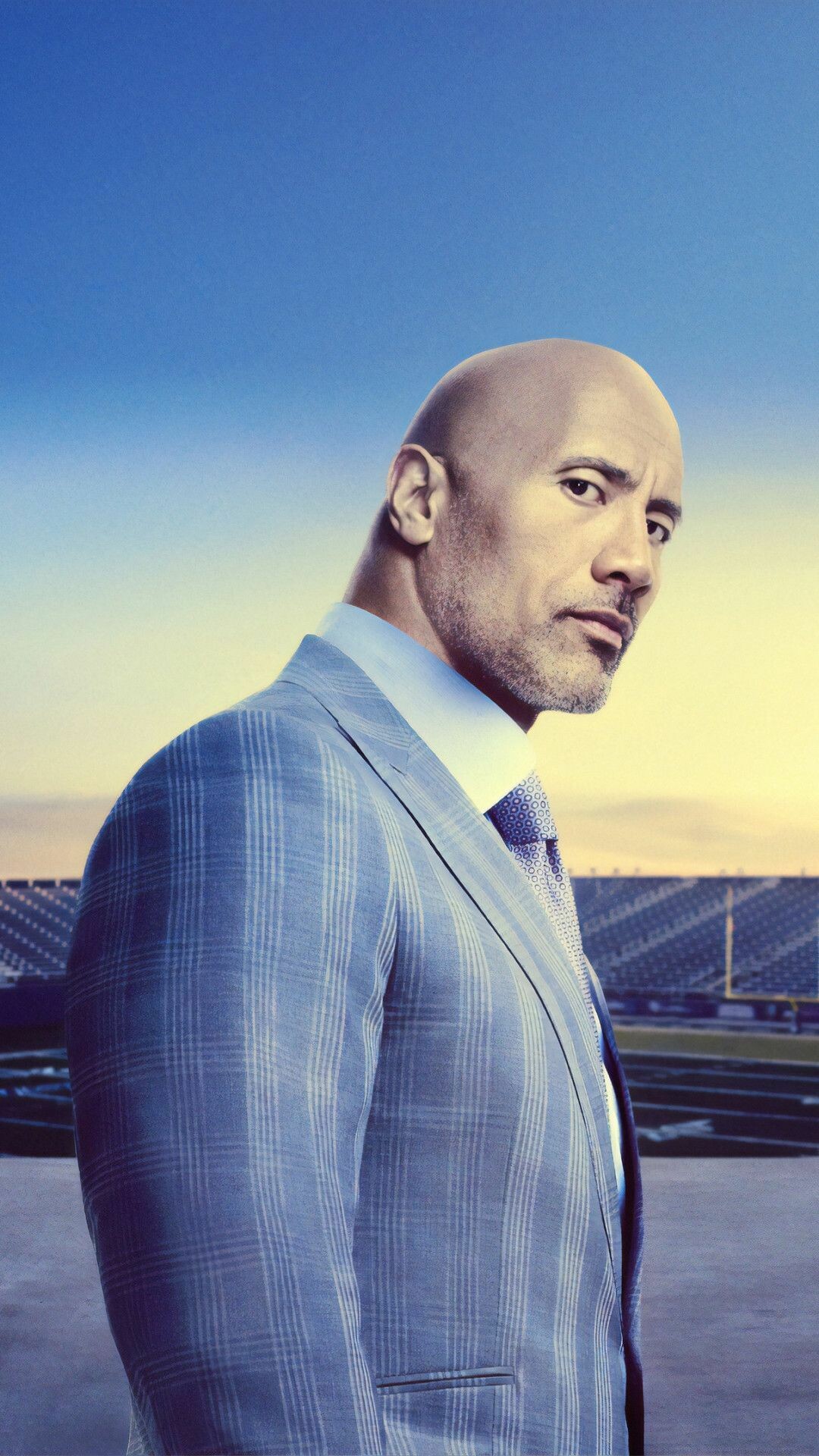 Dwayne Johnson: Appeared as Spencer Strasmore in Ballers TV Series, Hollywood actor. 1080x1920 Full HD Wallpaper.