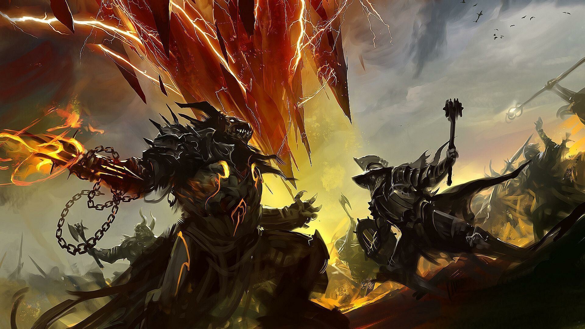Guild Wars: MMORPG, r/guildwars2, A mix of PvE and PvP content. 1920x1080 Full HD Background.