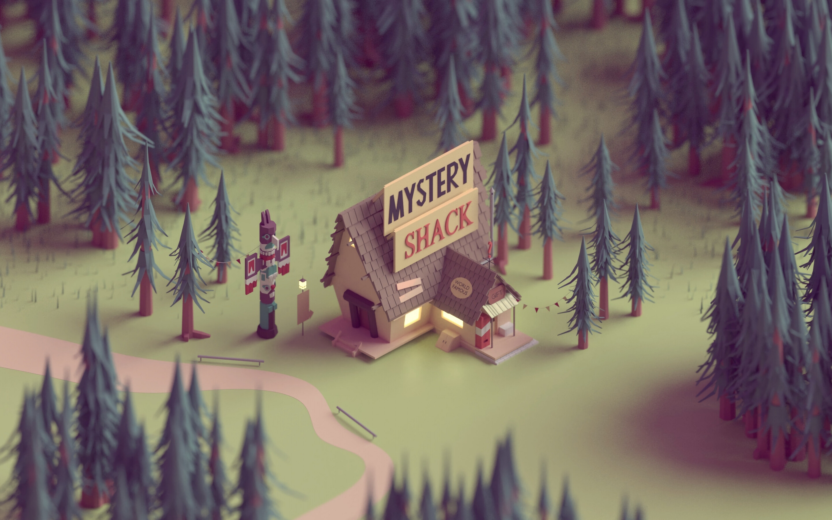 Gravity Falls: TV show, Created for Disney Channel and Disney XD. 2880x1800 HD Background.