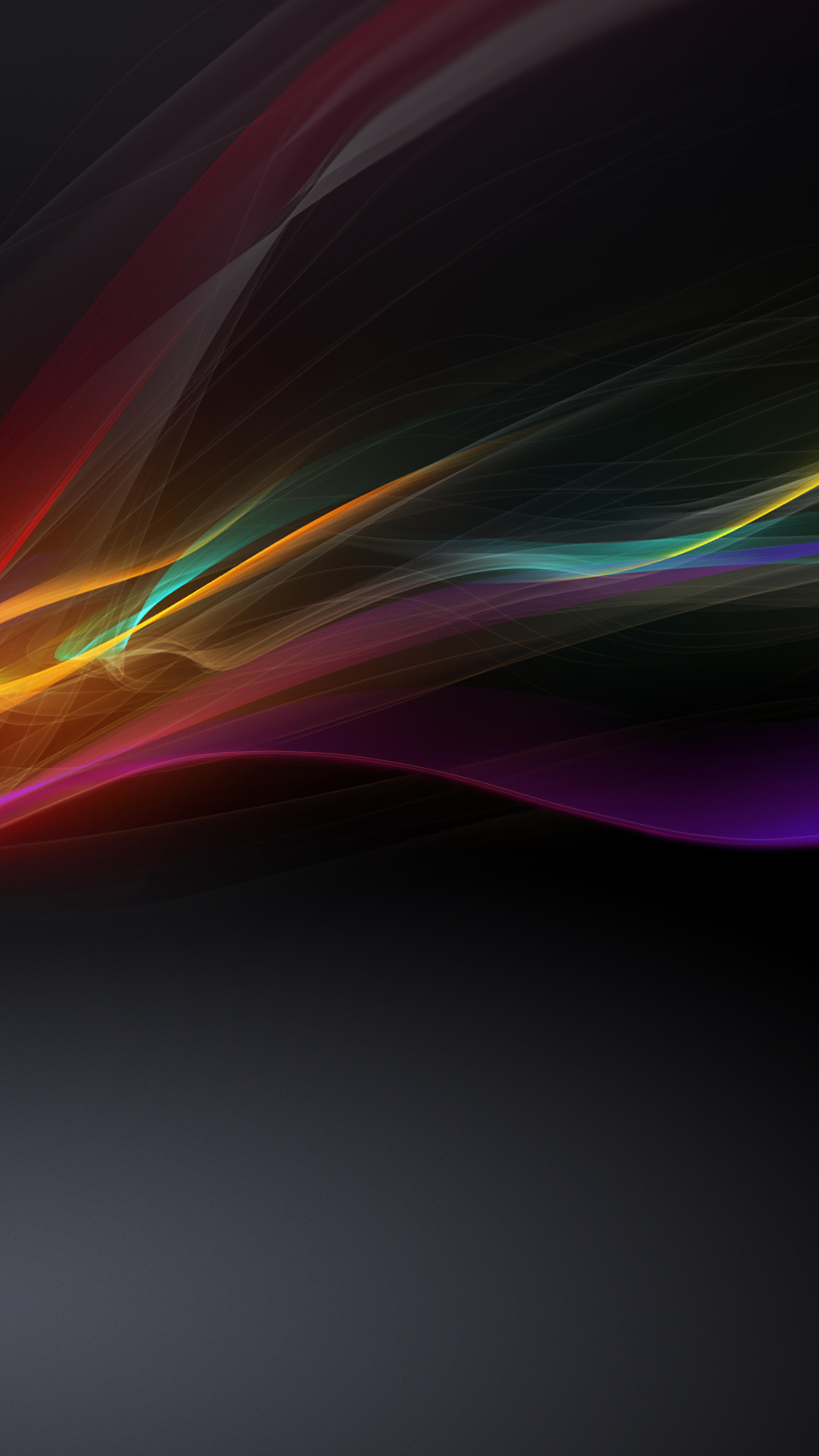 Backdrop: Colorful flows, Intersecting line segments, Digital art, Semi-transparent. 2160x3840 4K Wallpaper.