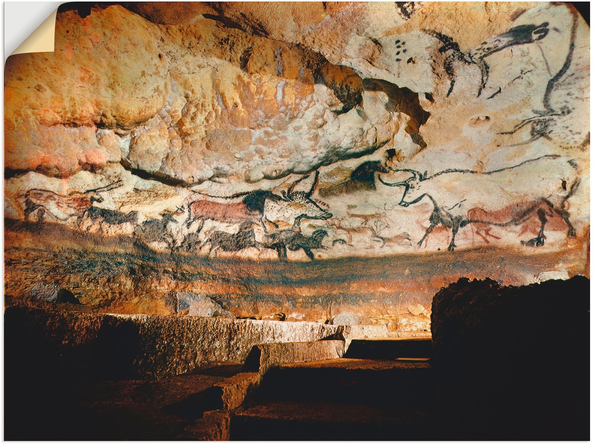 Lascaux, France, Artland wandbild, Cave of Lascaux, Prehistoric cave paintings, 1970x1480 HD Desktop