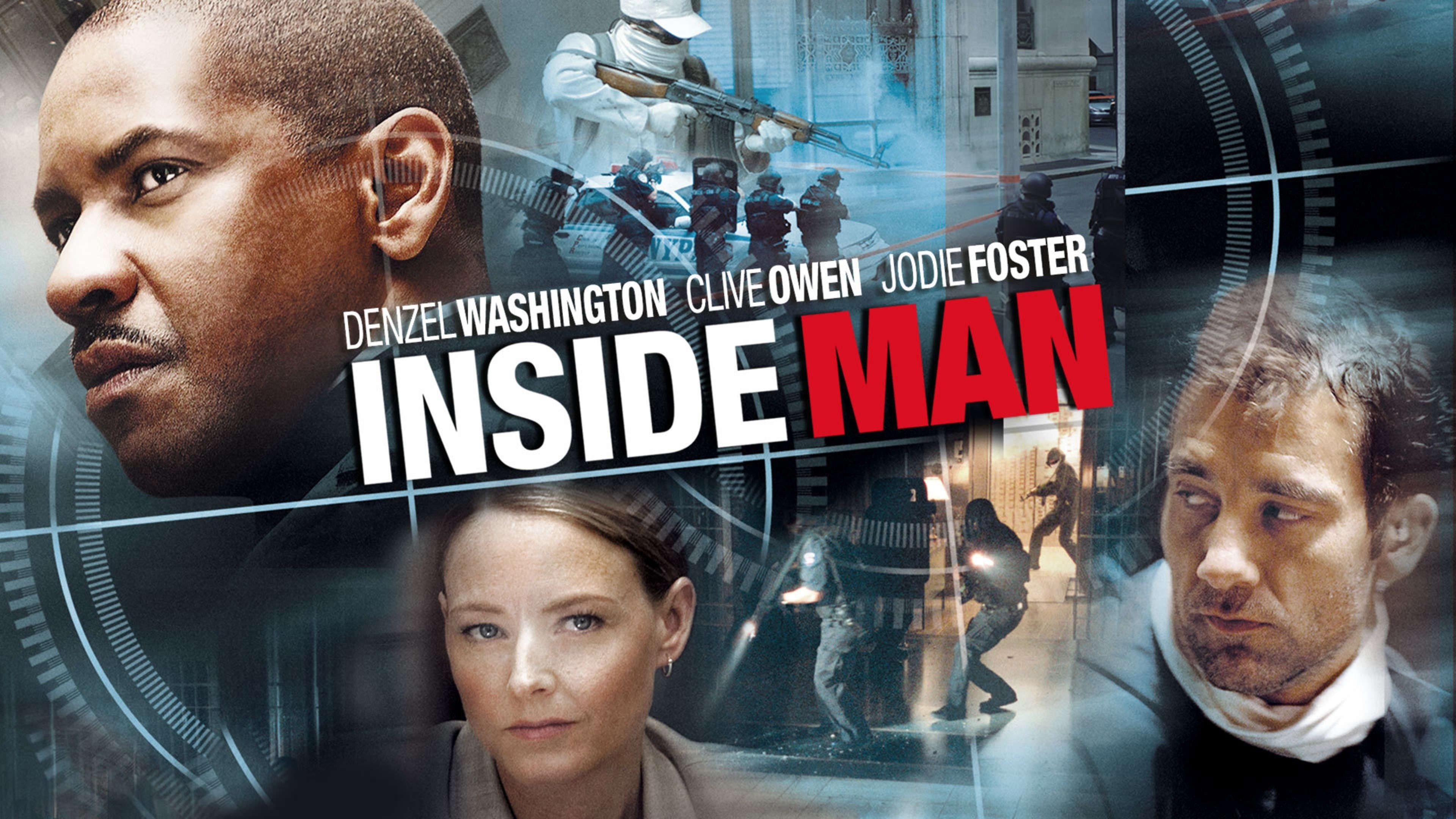 Imagine Entertainment, Inside Man movie, Full movie online, Plex, 3840x2160 4K Desktop