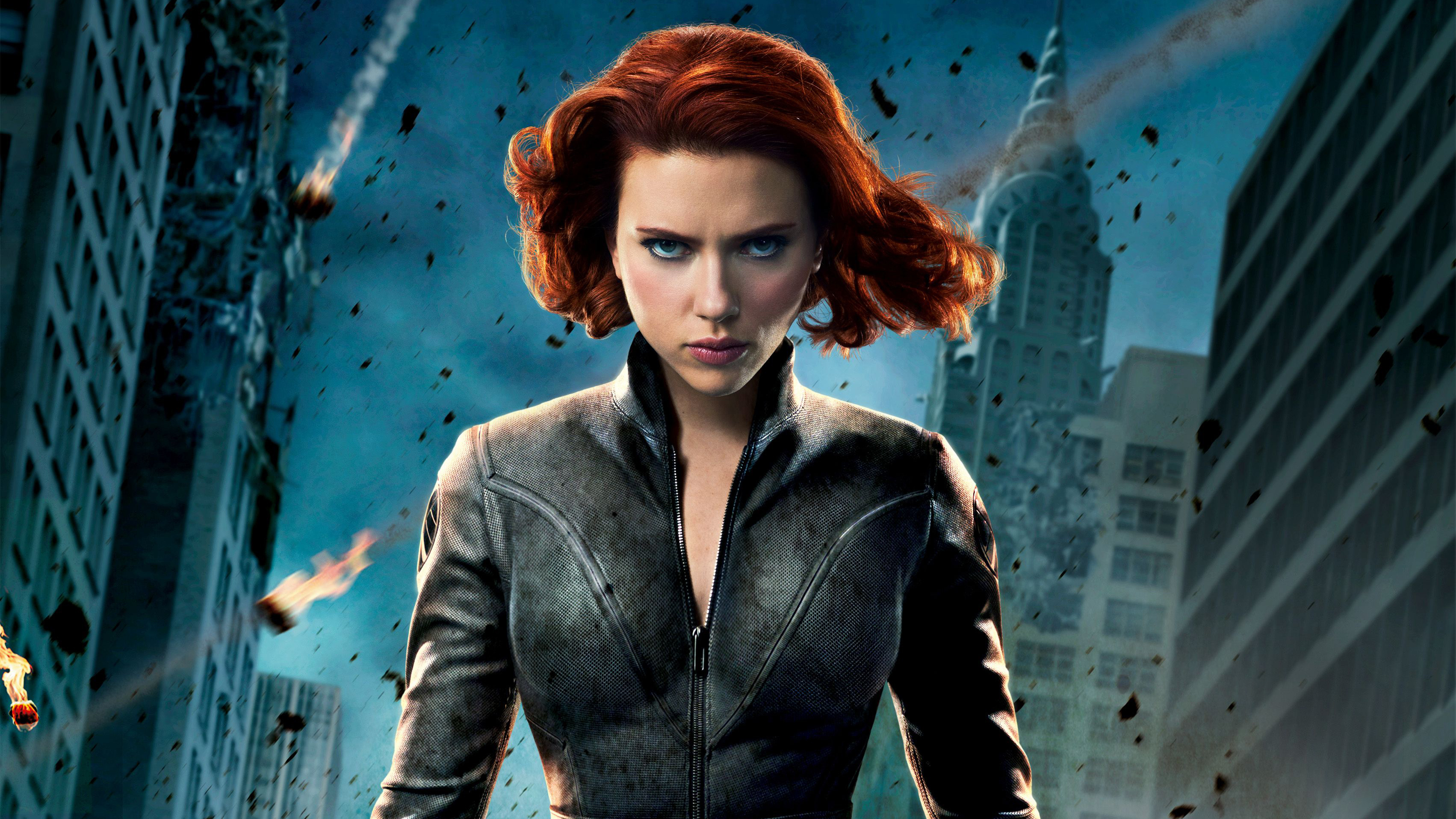 Scarlett Johansson, Black Widow, Superheroes, 4K wallpapers, 3410x1920 HD Desktop