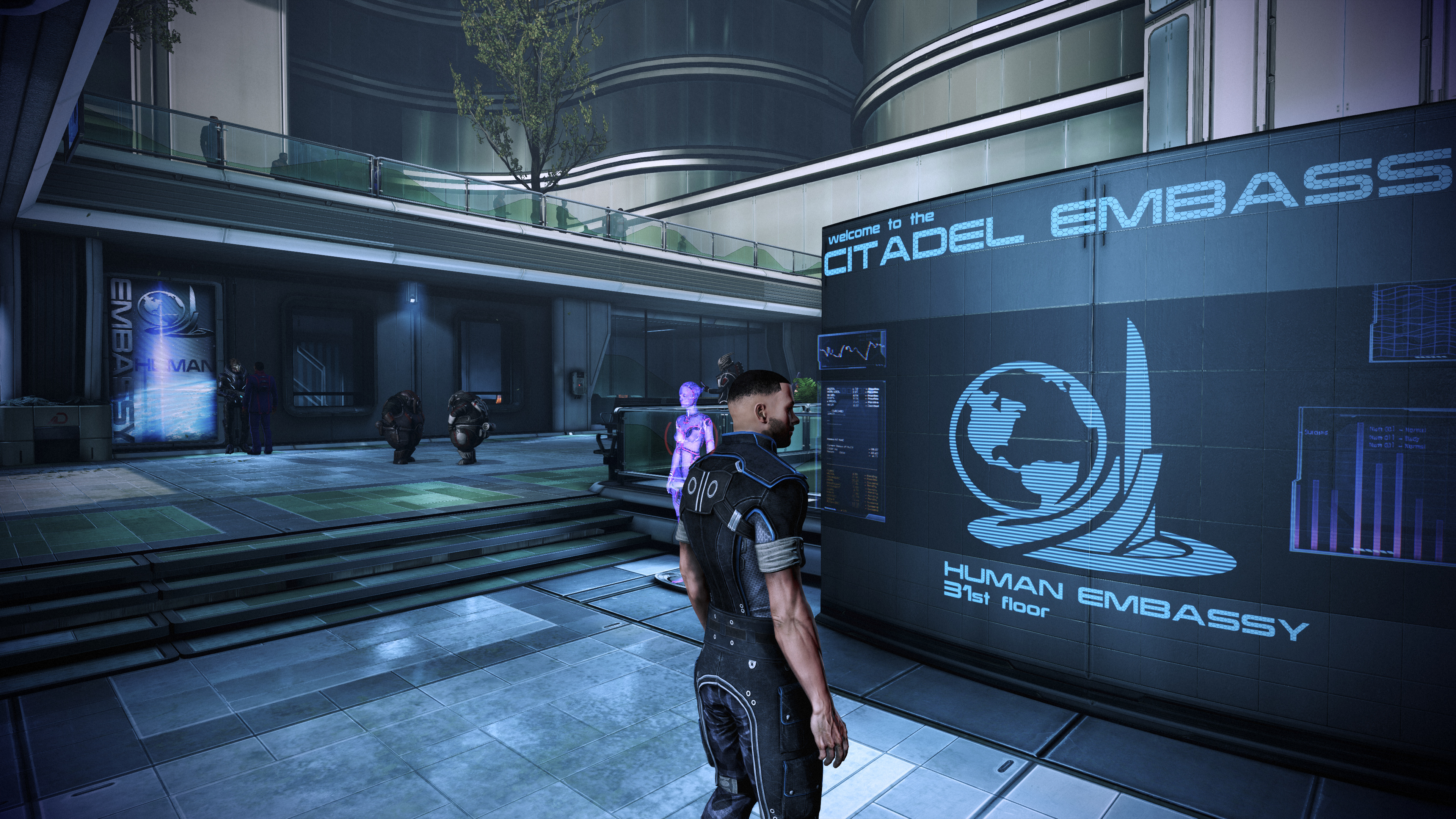 Mass Effect 3: Citadel, Lights and effects, Legendary edition, Nexus mods, 3840x2160 4K Desktop