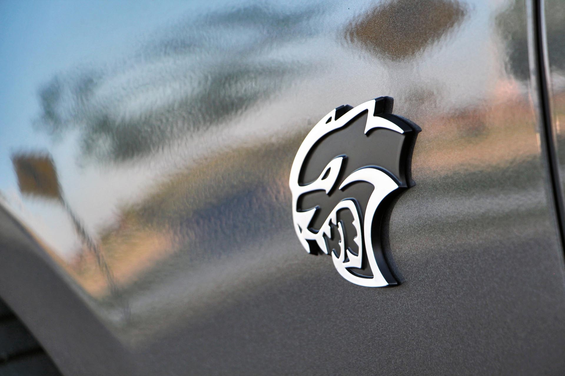 Hellcat logo, Dodge Charger SRT Hellcat, 1920x1280 HD Desktop