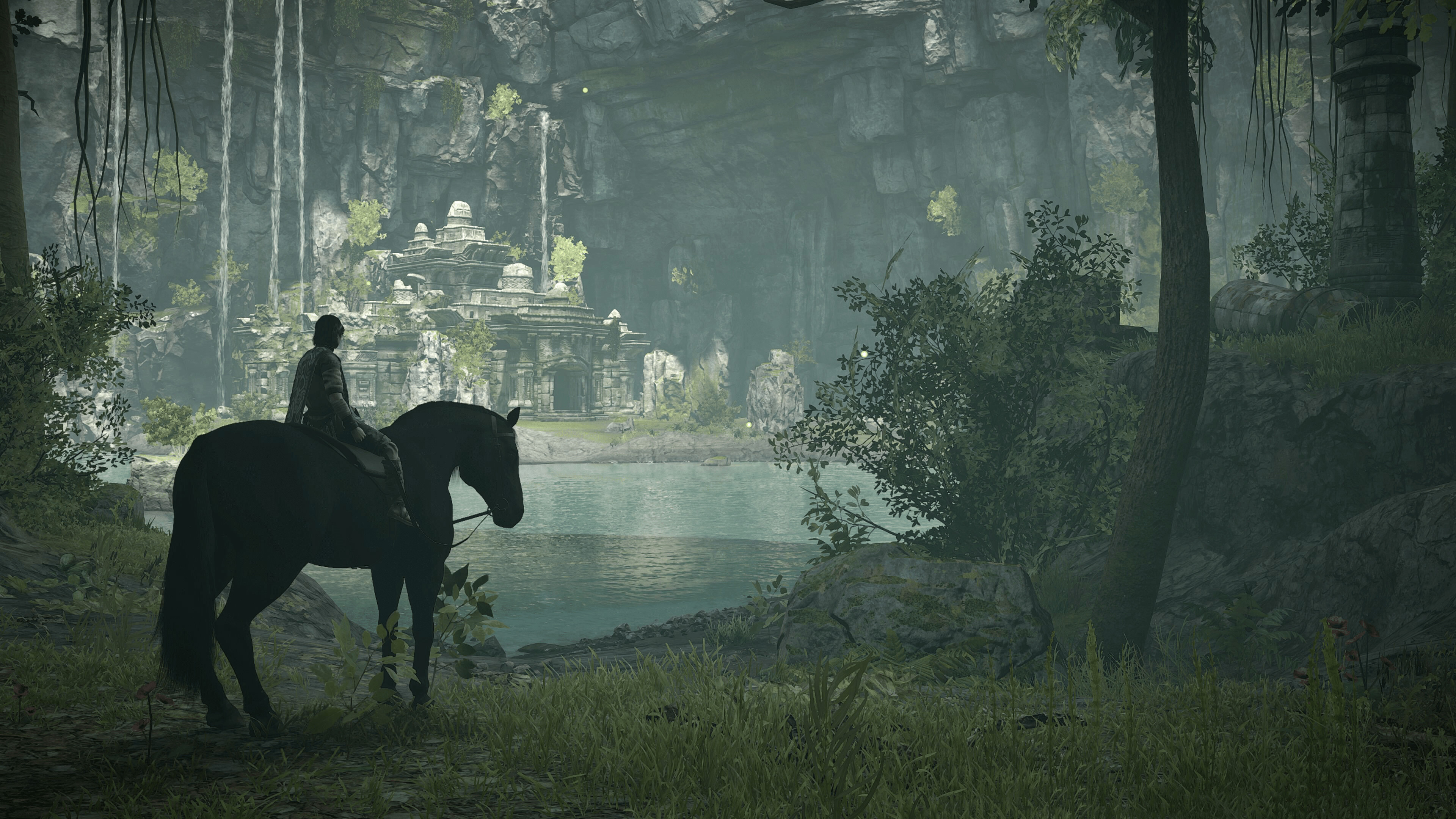 Shadow of the Colossus: A 2018 action-adventure video game developed by Bluepoint Games. 3840x2160 4K Background.
