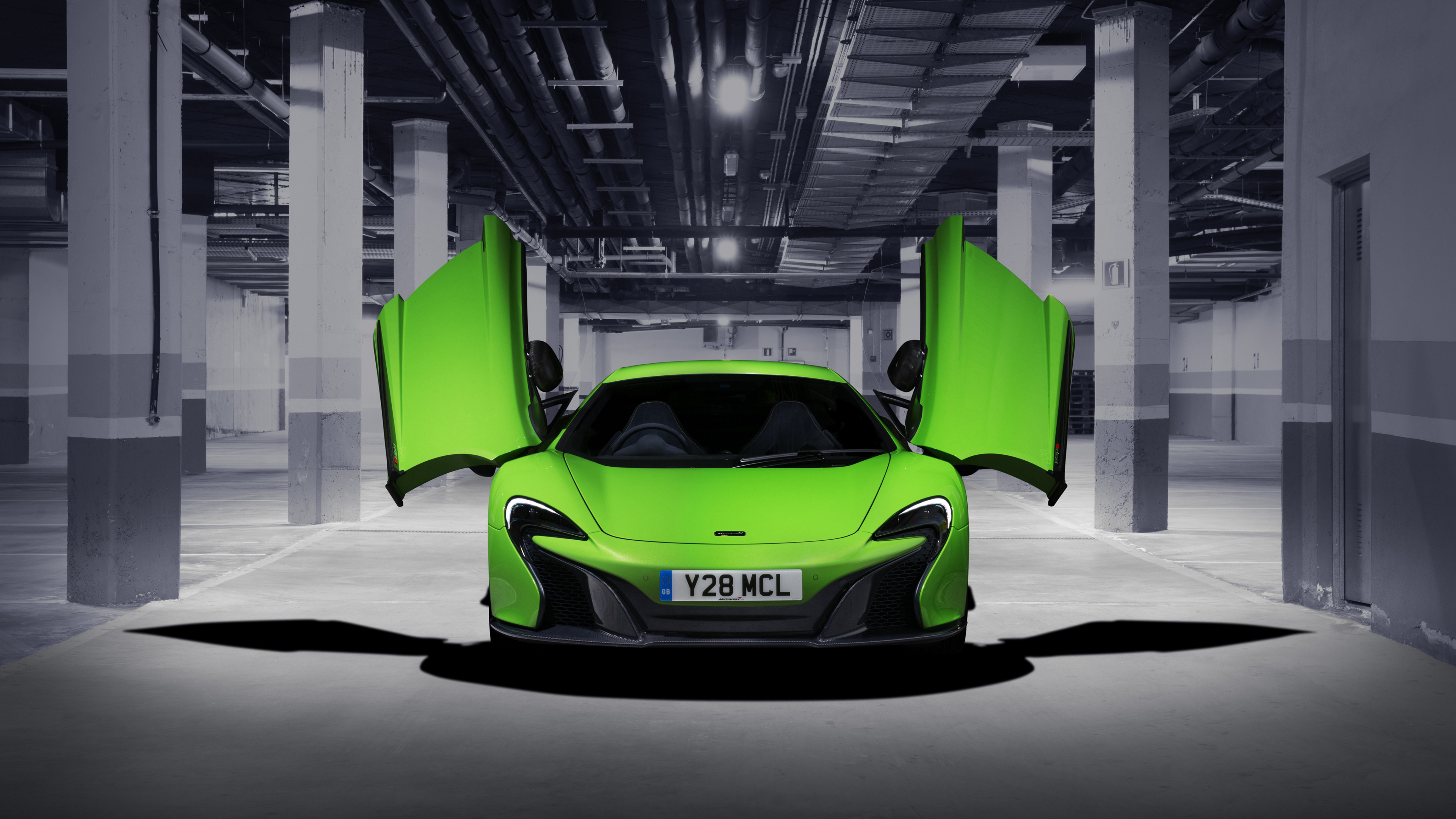 McLaren 650S, Mantis green, Sports car, HD background, 3840x2160 4K Desktop