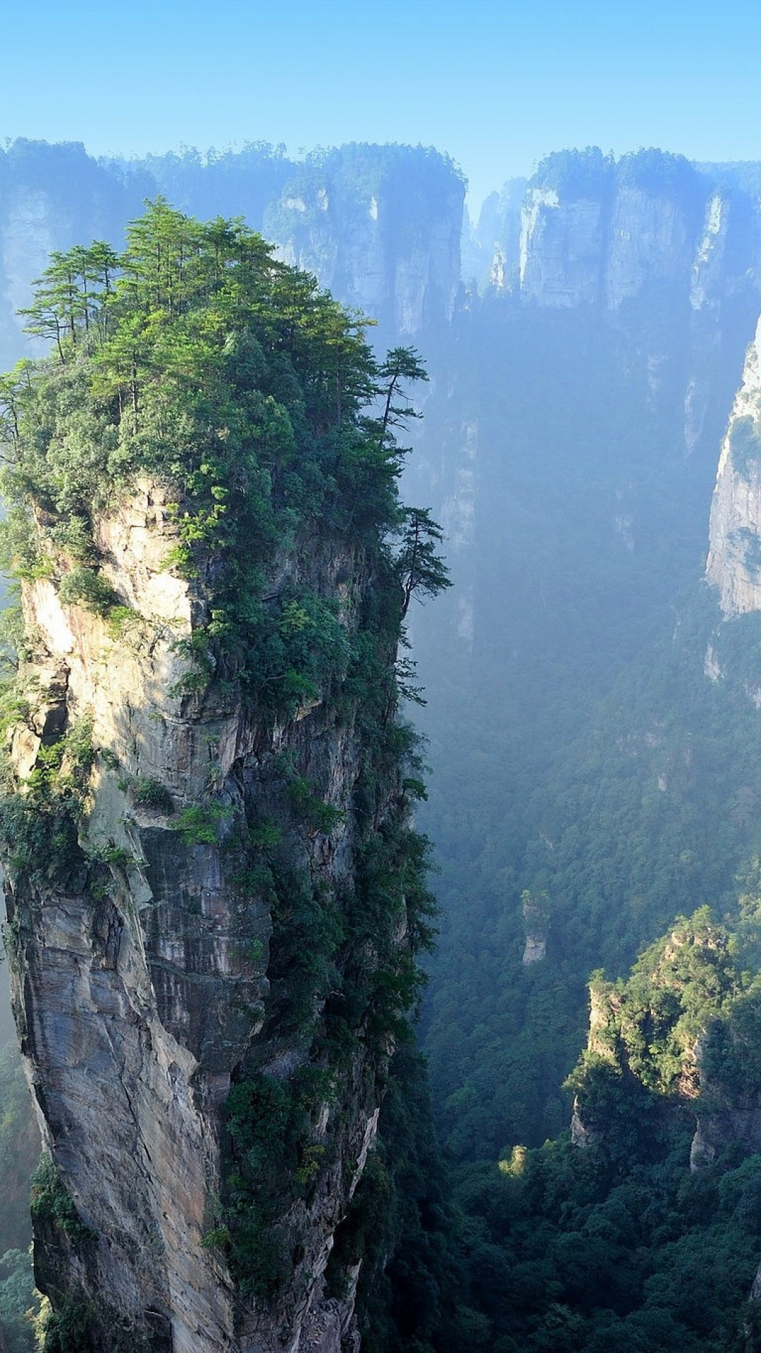 Zhangjiajie Travels, Zhangjiajie national forest park, Rock towers, Iphone wallpapers, 1080x1920 Full HD Phone