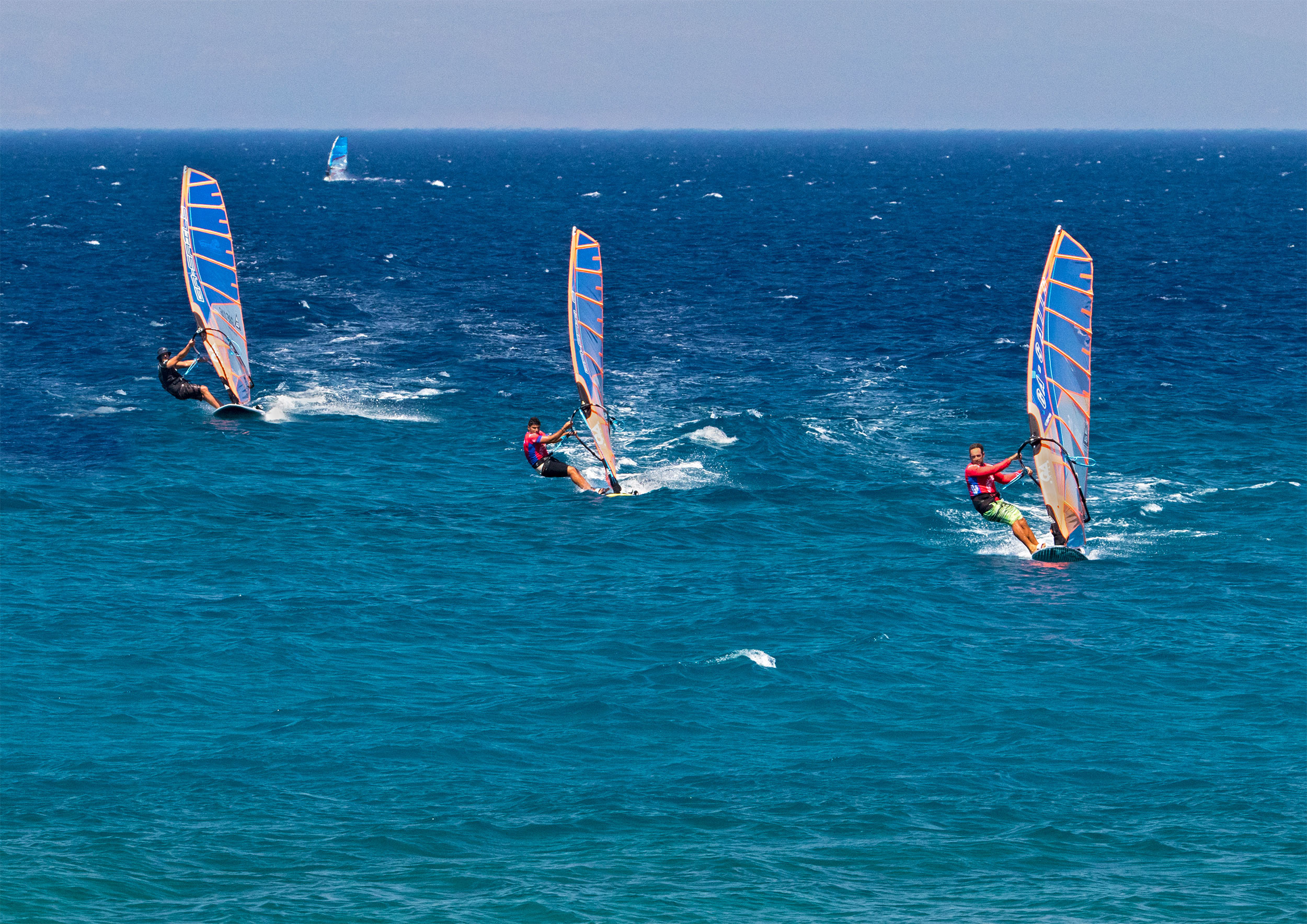 Windsurfing: Samos Windsurfing, Kokkari, Water Sports Events in Greece, Windsurf Challenge 2022. 2500x1770 HD Background.