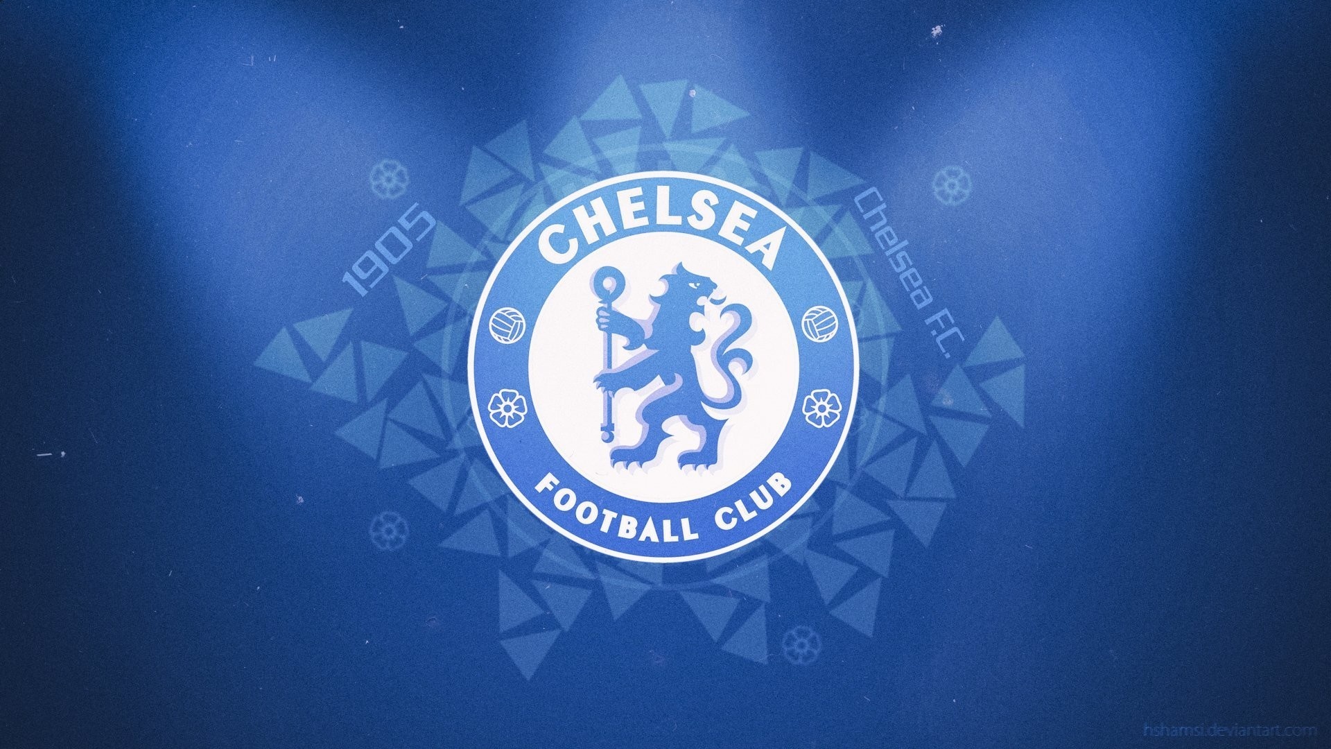 Chelsea: A professional football club in London, England, that competes in the Premier League. 1920x1080 Full HD Background.