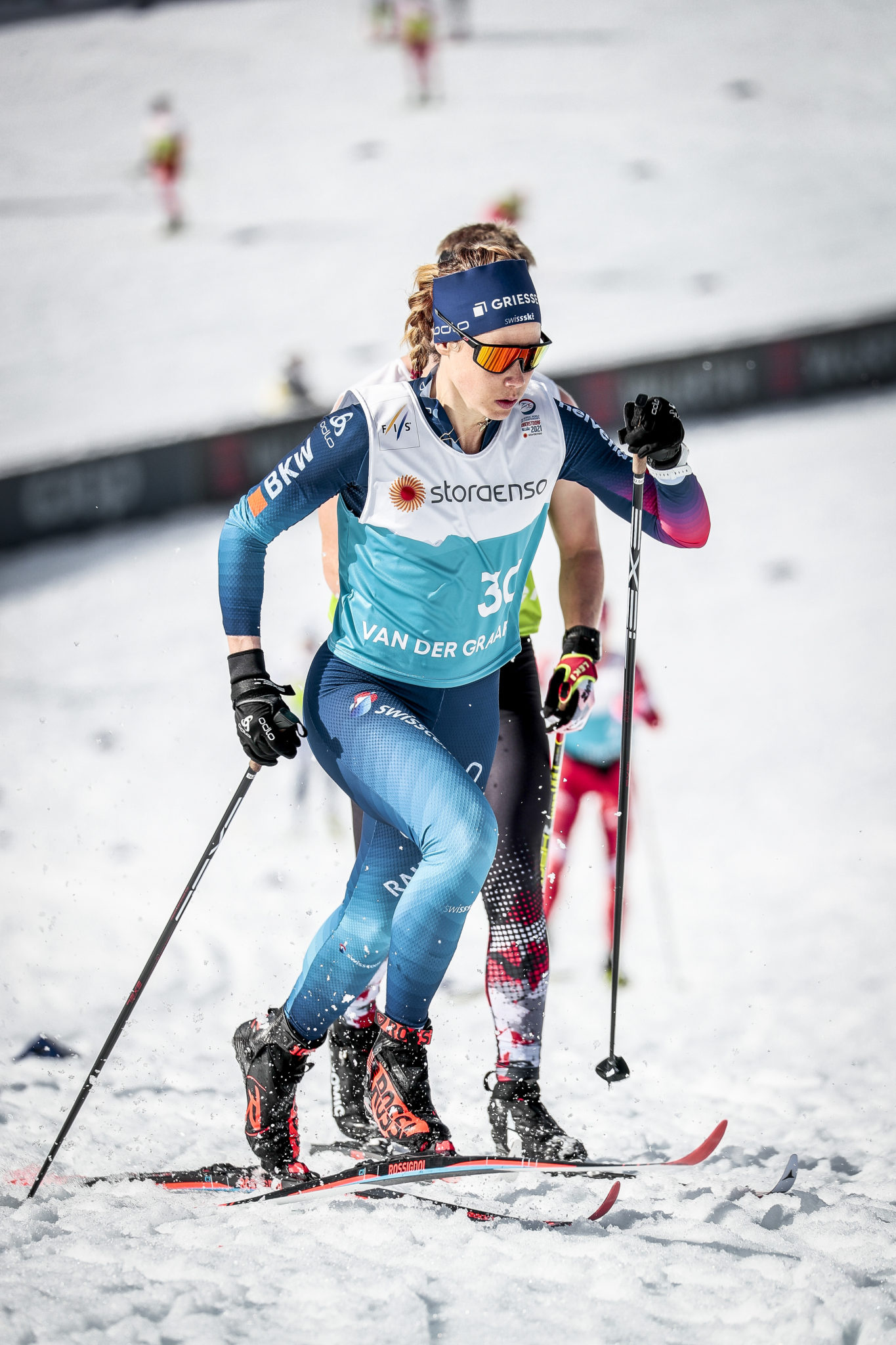 Laurien van der Graaff, Swiss skier, Season finale, Swiss national championships, 1370x2050 HD Handy
