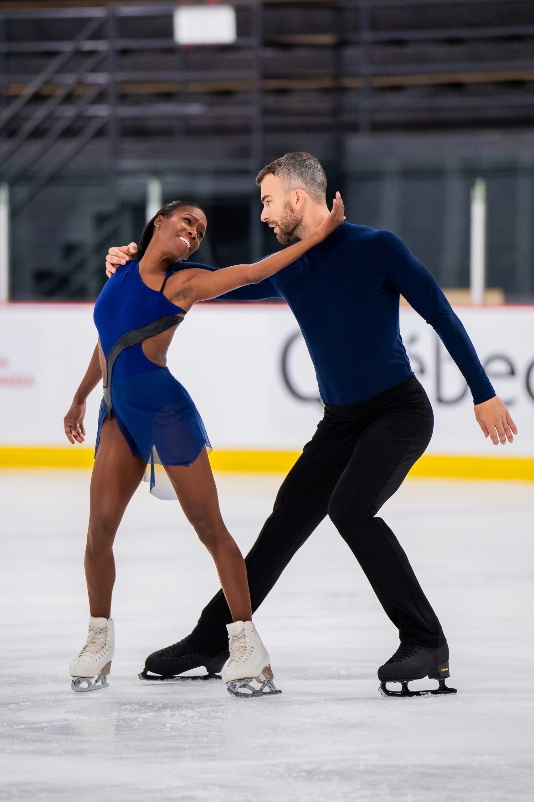 Pair Skating: Vanessa James and Eric Radford, Olympic and World competitions. 1710x2560 HD Background.