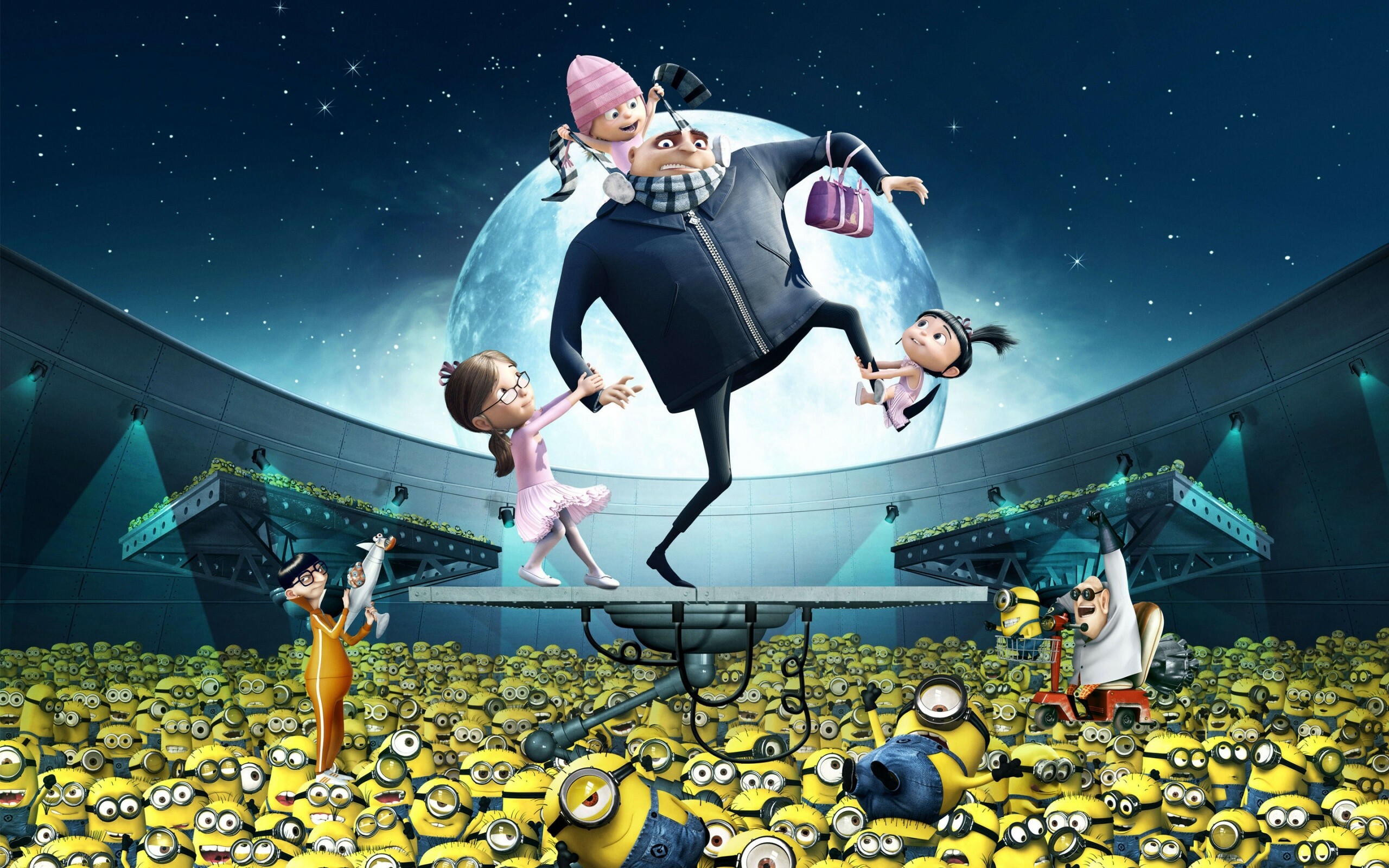 Despicable Me: Produced by Chris Meledandri, Janet Healy, and John Cohen. 2560x1600 HD Wallpaper.