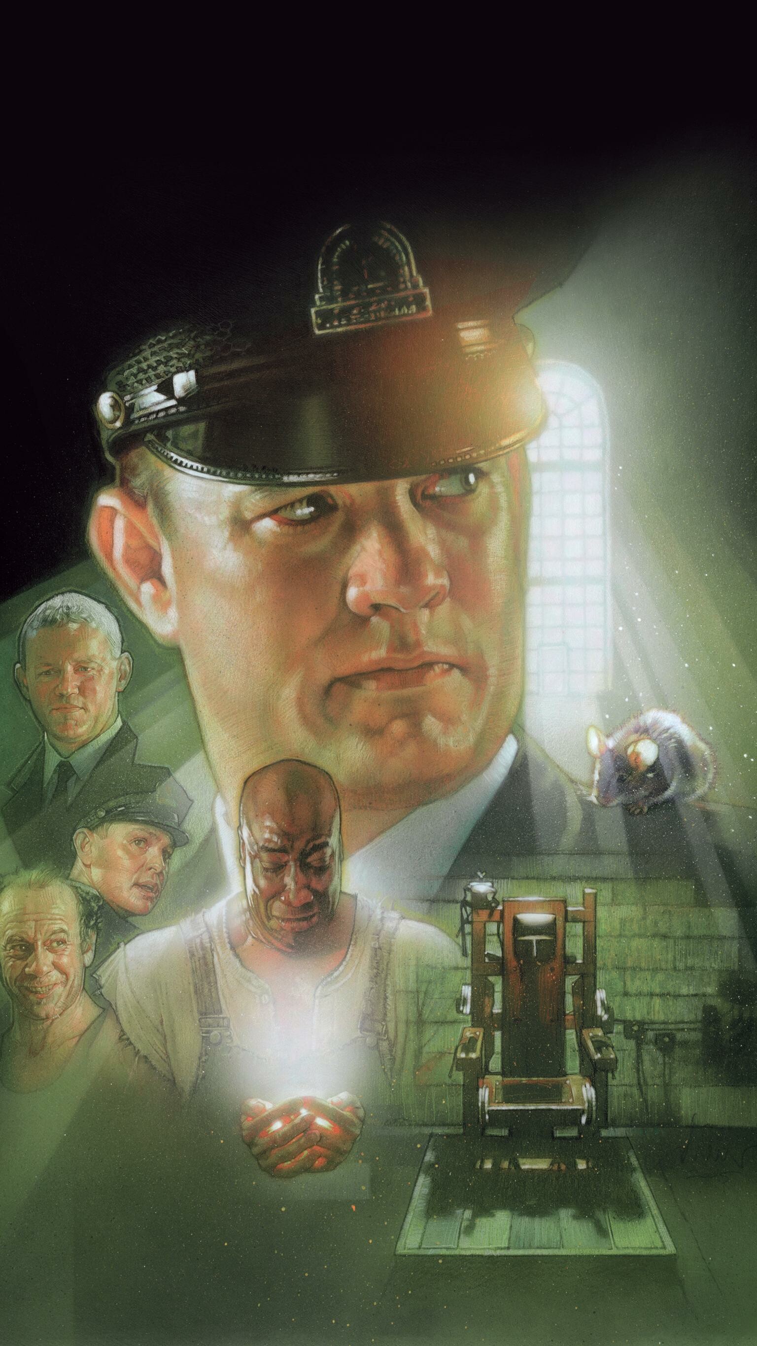 The Green Mile: The film stars Tom Hanks as a death row prison guard during the Great Depression. 1540x2740 HD Background.