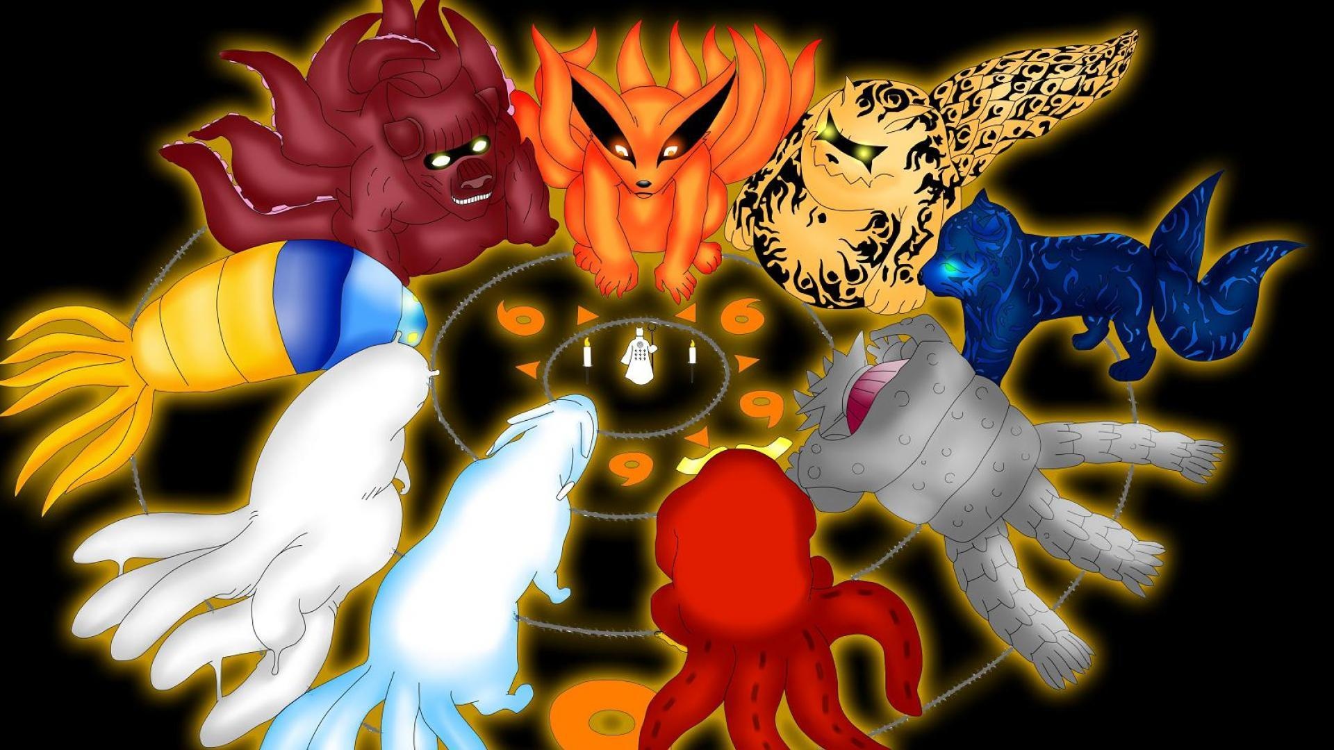 Tailed Beasts, Naruto anime, Tailed Beasts wallpapers, 1920x1080 Full HD Desktop