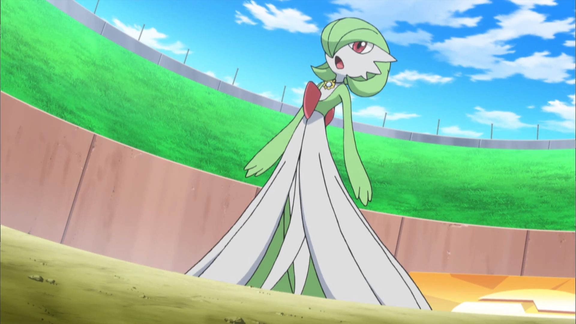Gardevoir: Psychic-type pokemon, Introduced in Generation III video game, Pokemon: Ruby and Sapphire. 1920x1080 Full HD Background.