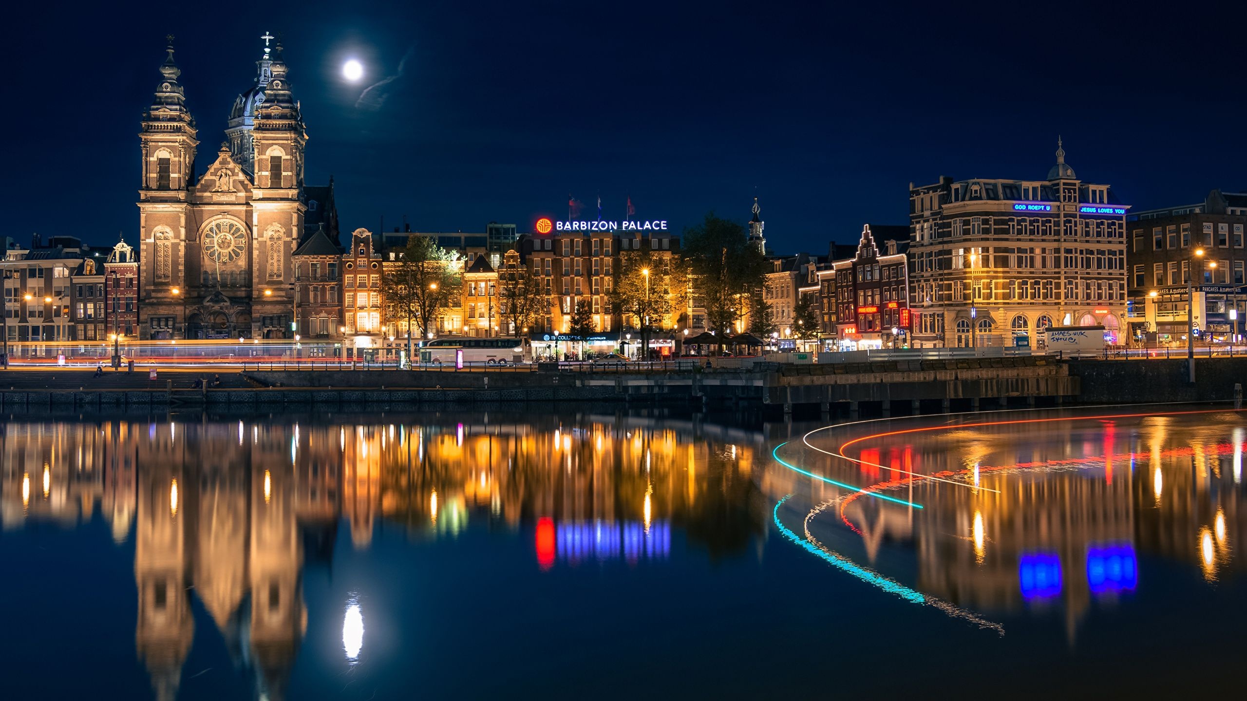 Amsterdam Skyline, City Wallpapers, Backgrounds, 2560x1440 HD Desktop