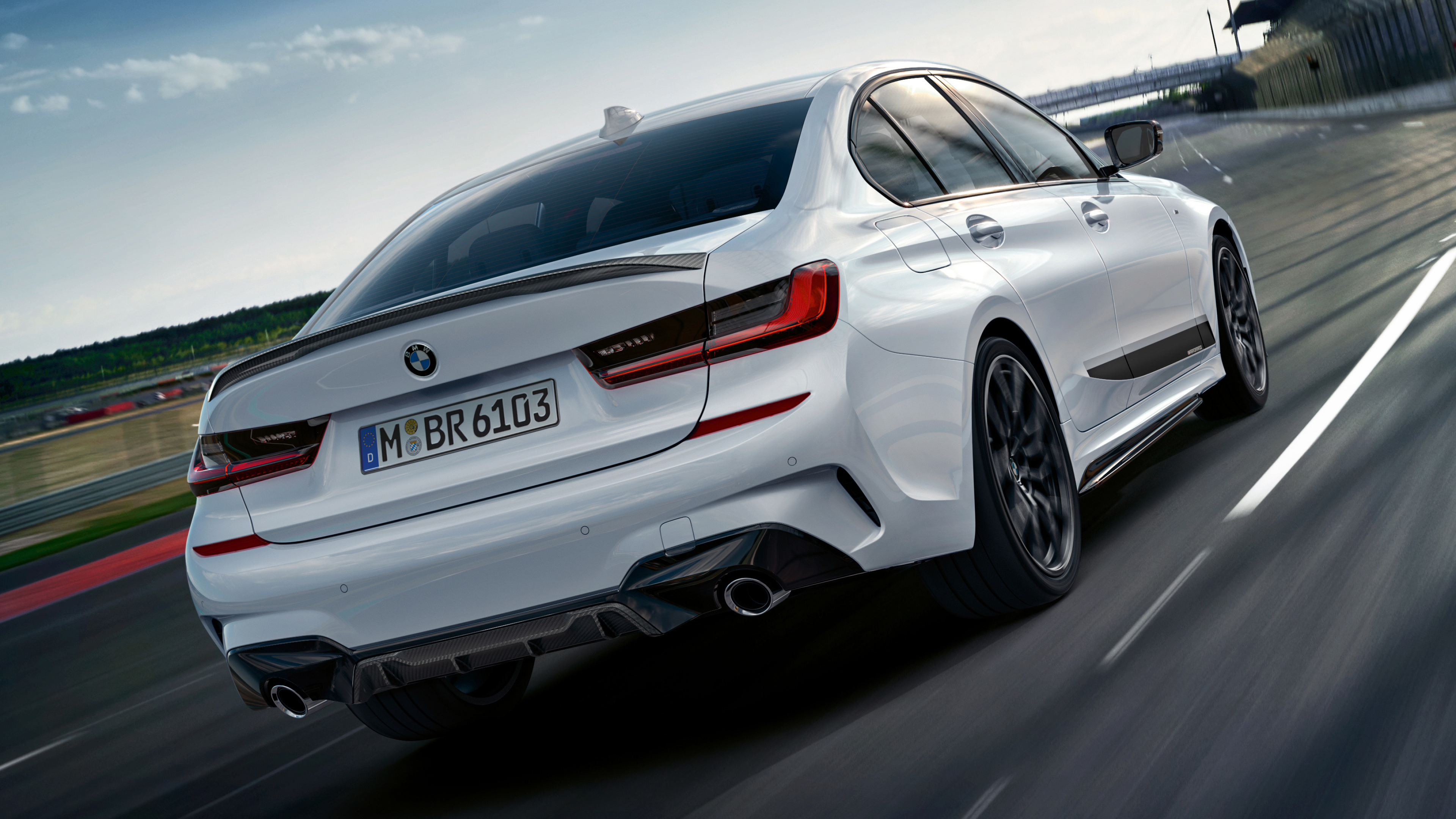 BMW 3 Series, Auto performance, M Performance parts, High-octane power, 3840x2160 4K Desktop