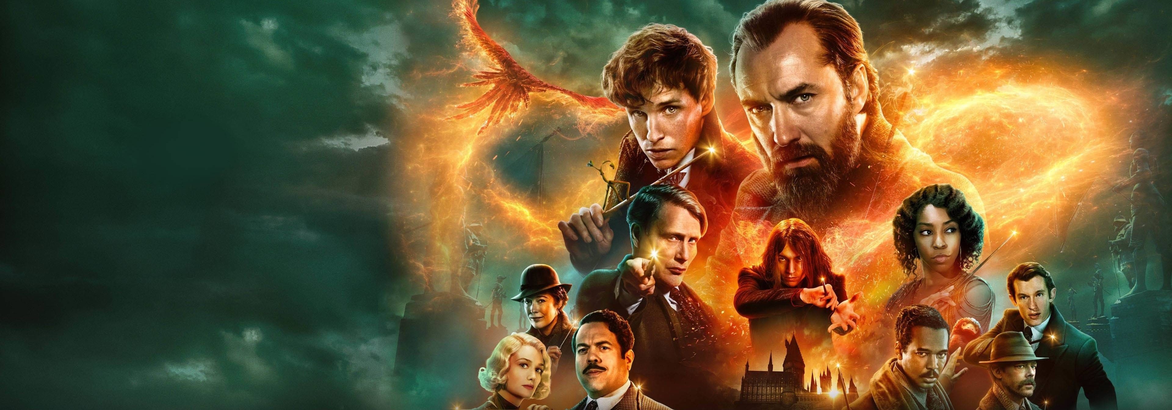 William Nadylam, Fantastic Beasts: The Secrets of Dumbledore, Movie review, 3840x1350 Dual Screen Desktop