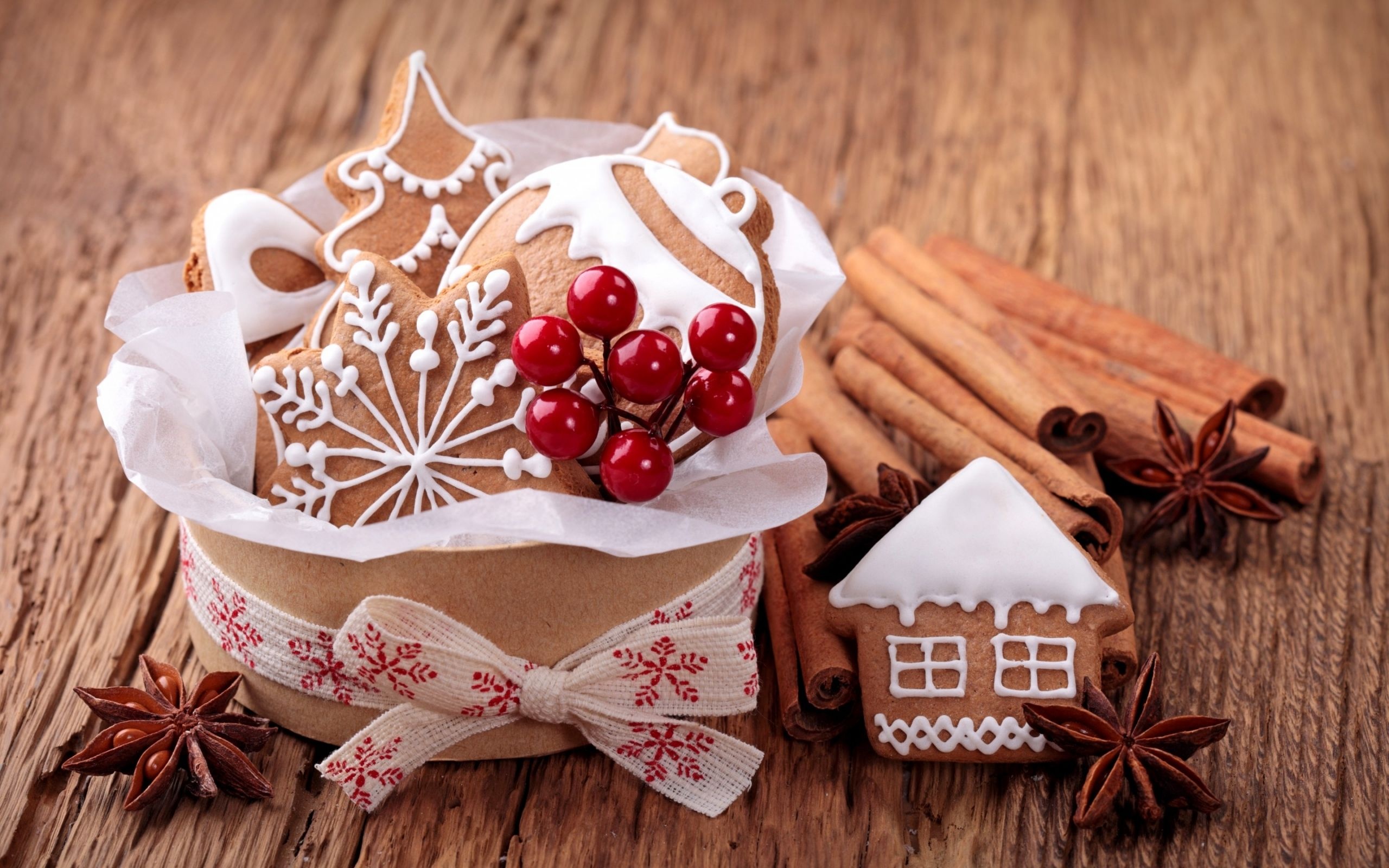 Christmas cookies, Festive treats, Sweet indulgence, Baking tradition, 2560x1600 HD Desktop
