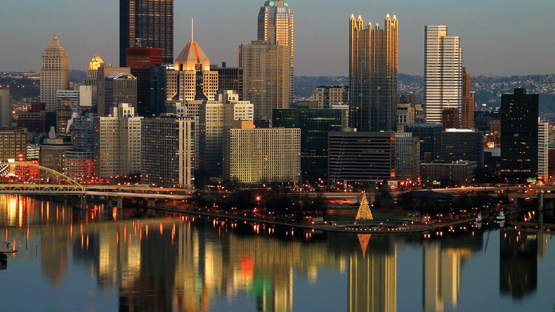 Pittsburgh Pennsylvania photos, Urban landscapes, City's character, Skyline views, 1920x1080 Full HD Desktop