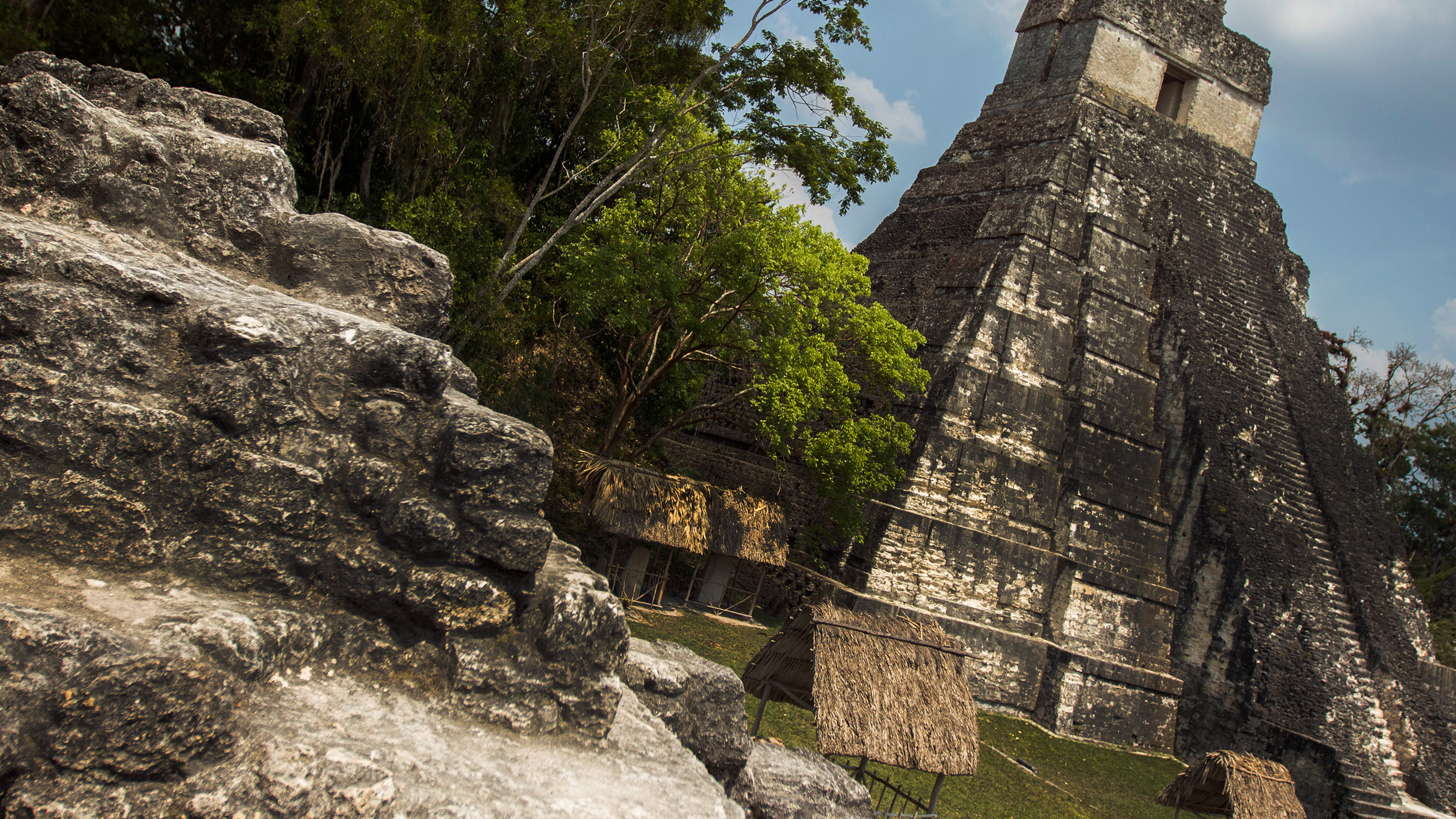 Tikal National Park, Mystery of the Mayan civilization, Ancient wonders, Cultural journey, 2740x1540 HD Desktop