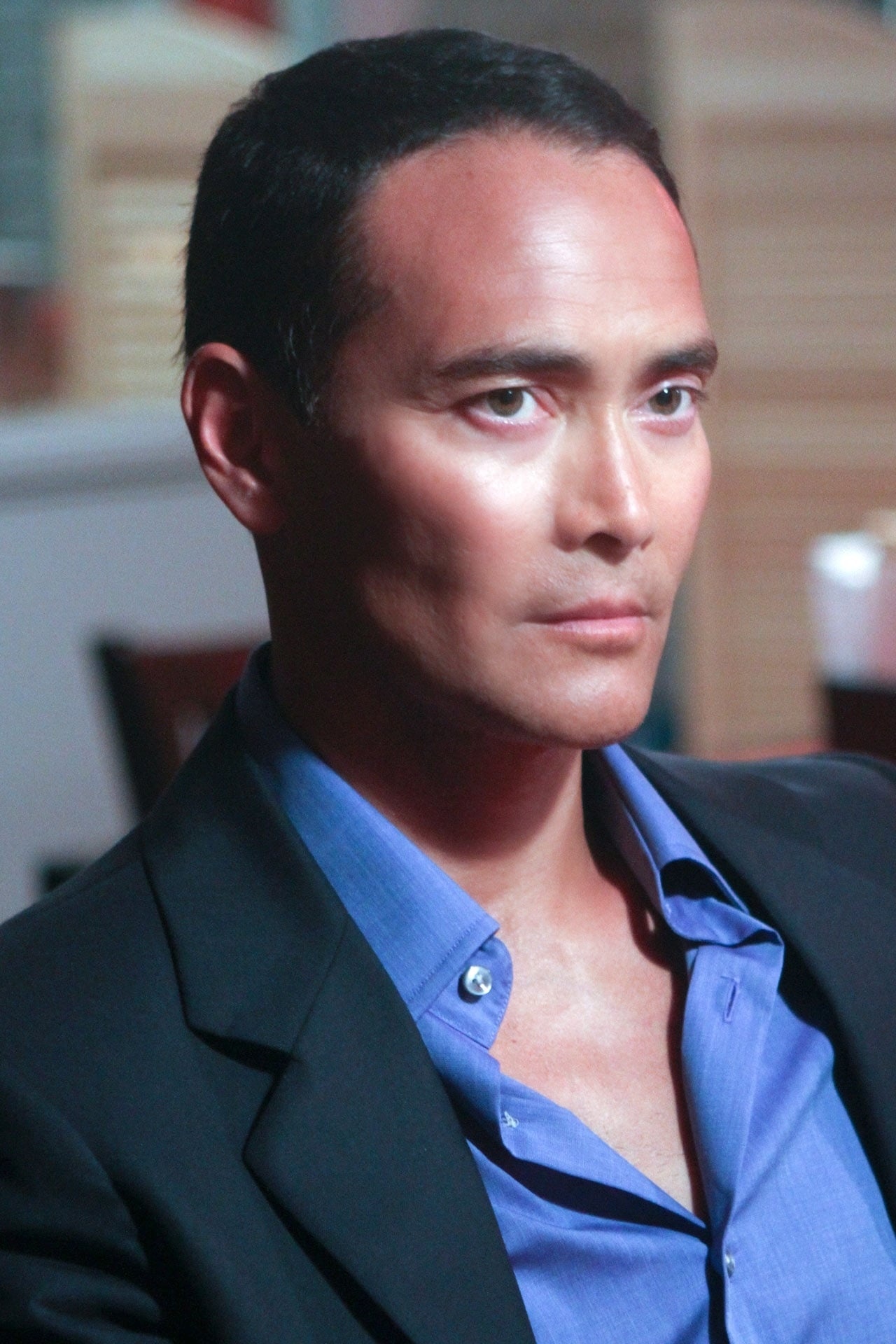 Mark Dacascos: An American action police procedural television series, Wo Fat. 1280x1920 HD Background.