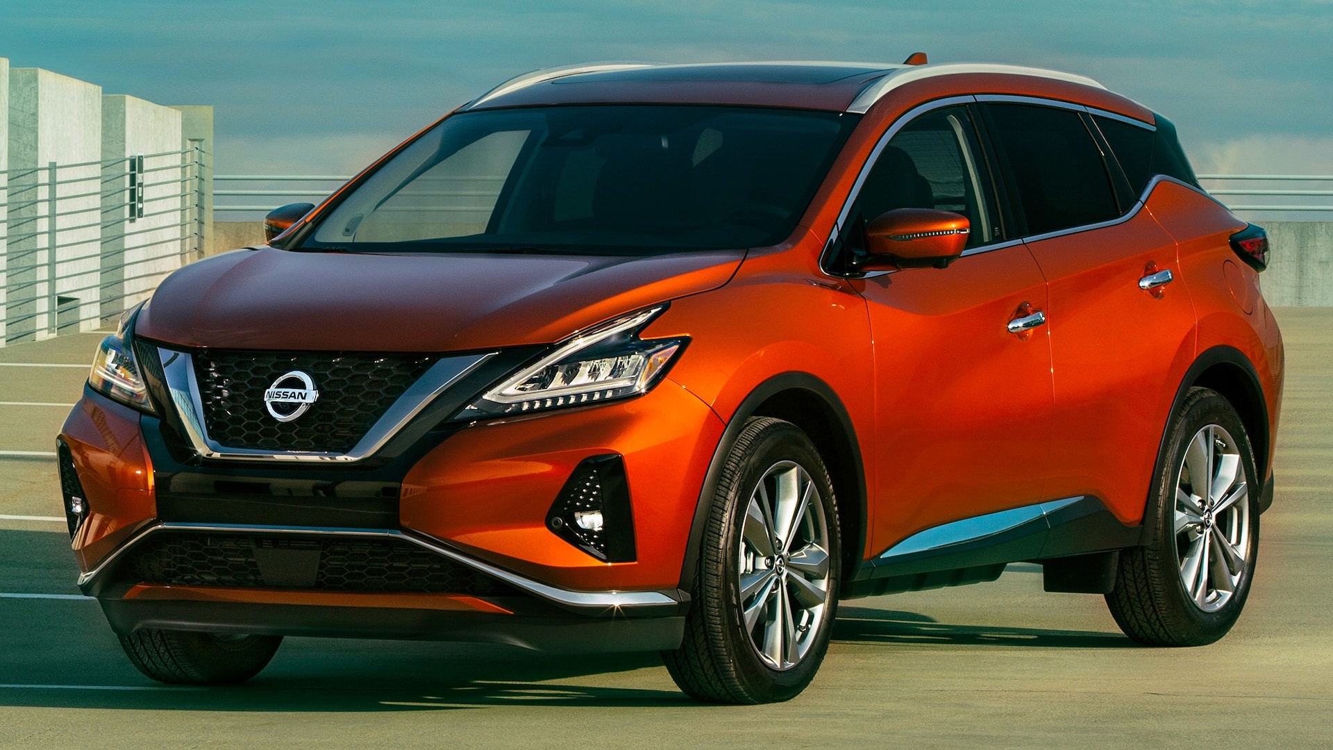 Nissan Murano, Stylish crossover, Spacious interior, Advanced safety features, 1920x1080 Full HD Desktop