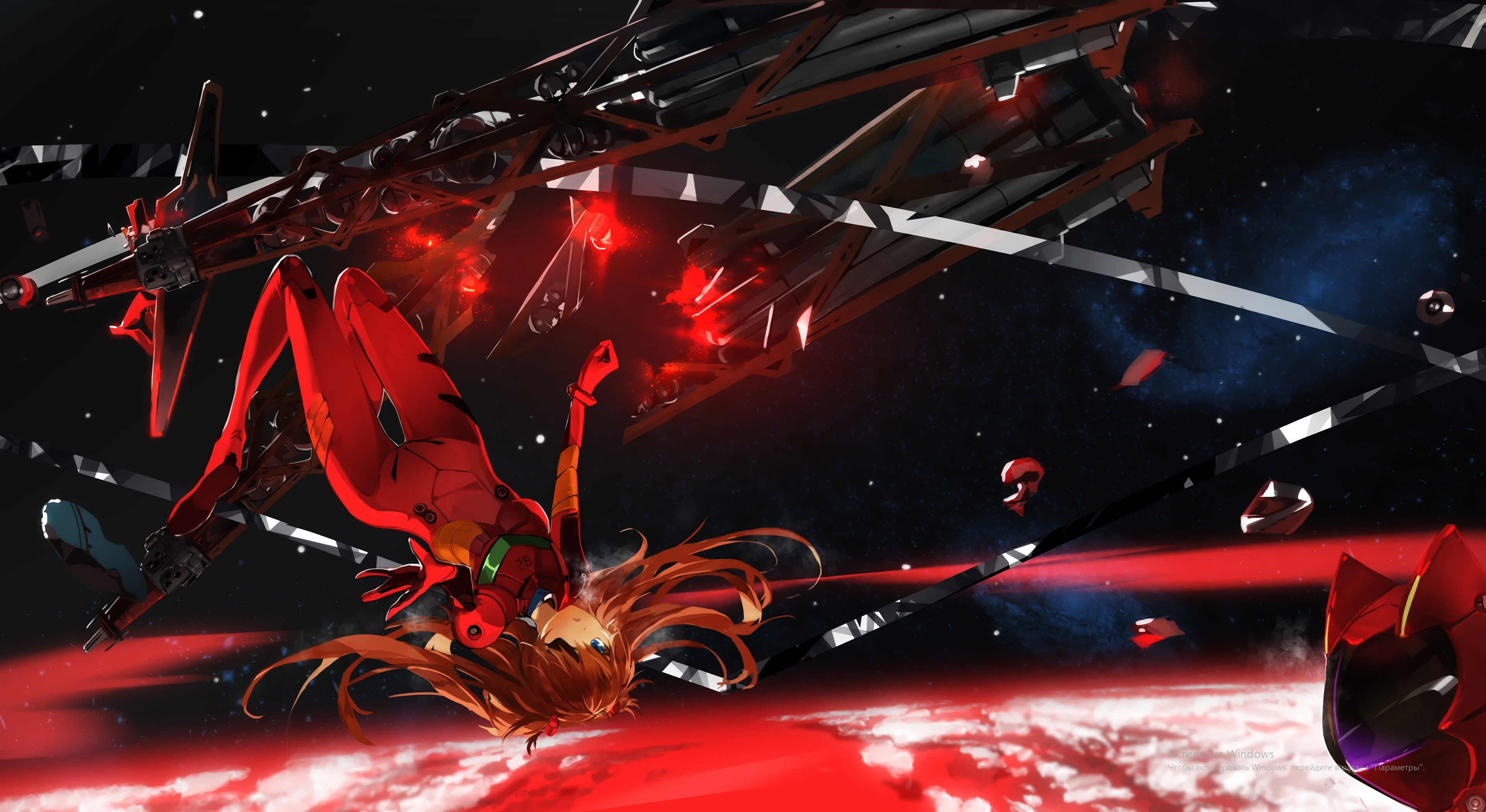 Evangelion: 3.0+1.0 Thrice Upon a Time: Part of the Neon Genesis Evangelion franchise, Produced by Studio Khara. 3840x2100 HD Background.