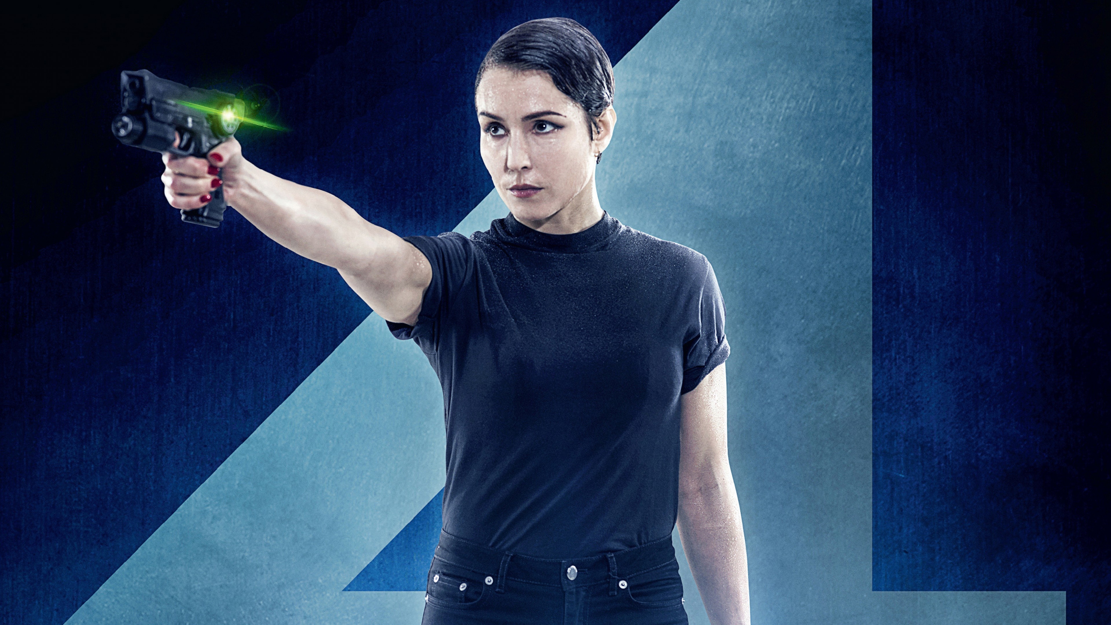 Noomi Rapace, Seven sisters, Futuristic dystopia, Action-packed adventure, 3840x2160 4K Desktop