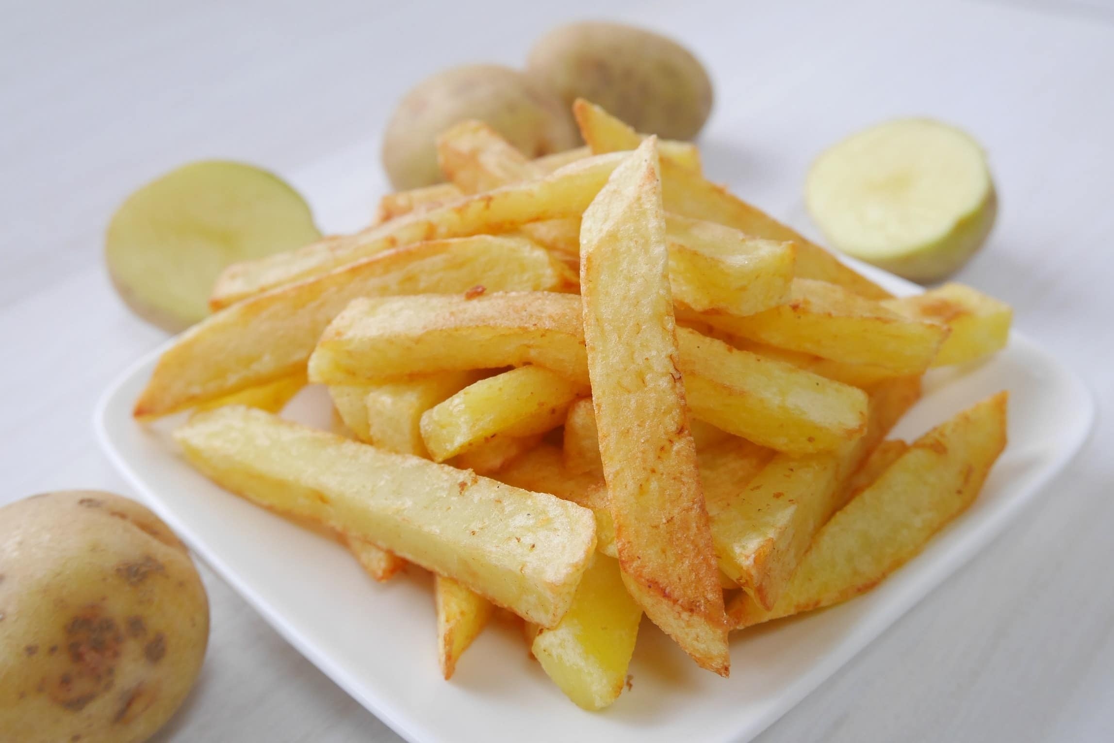 French Fries: Super Crispy Homemade Potato Sticks, Recipe, Cuisine. 2300x1540 HD Background.