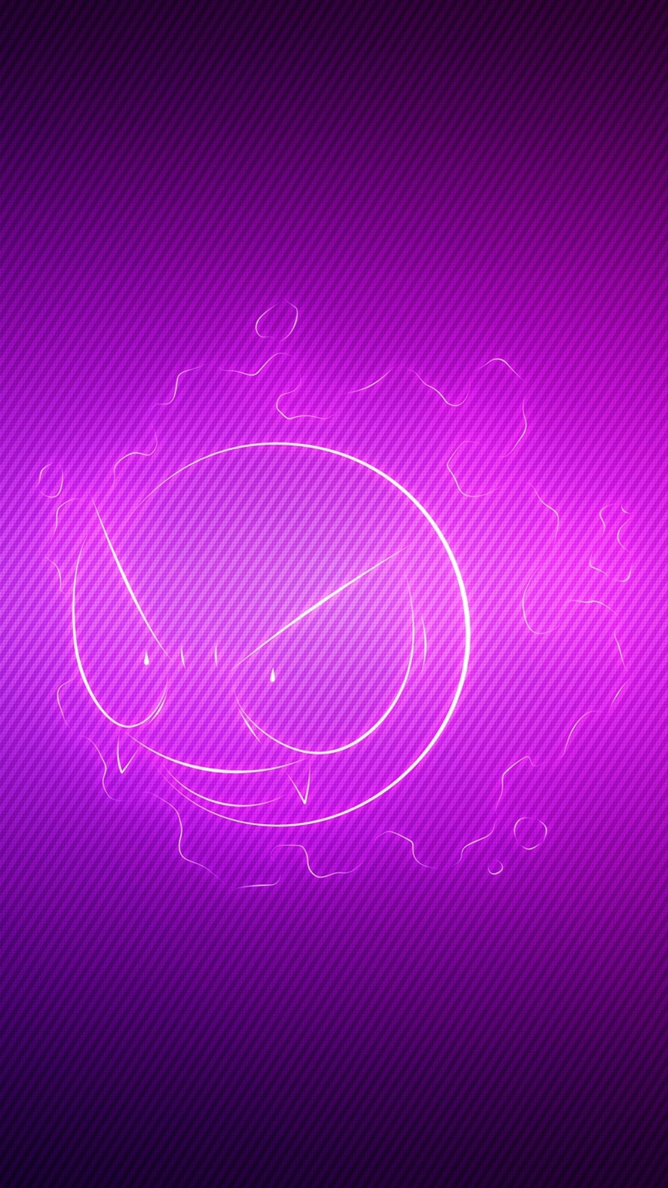 Gastly: Pokemon that can envelop an opponent of any size and cause suffocation. 2160x3840 4K Wallpaper.