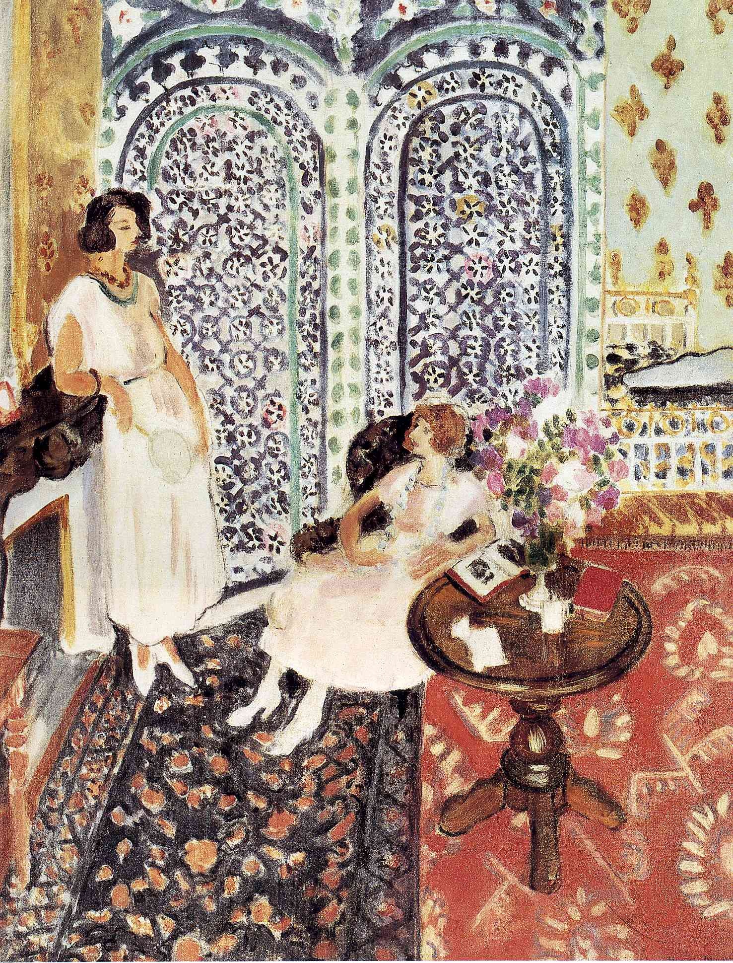Henri Matisse, Moorish screen, 1921, 1480x1940 HD Phone