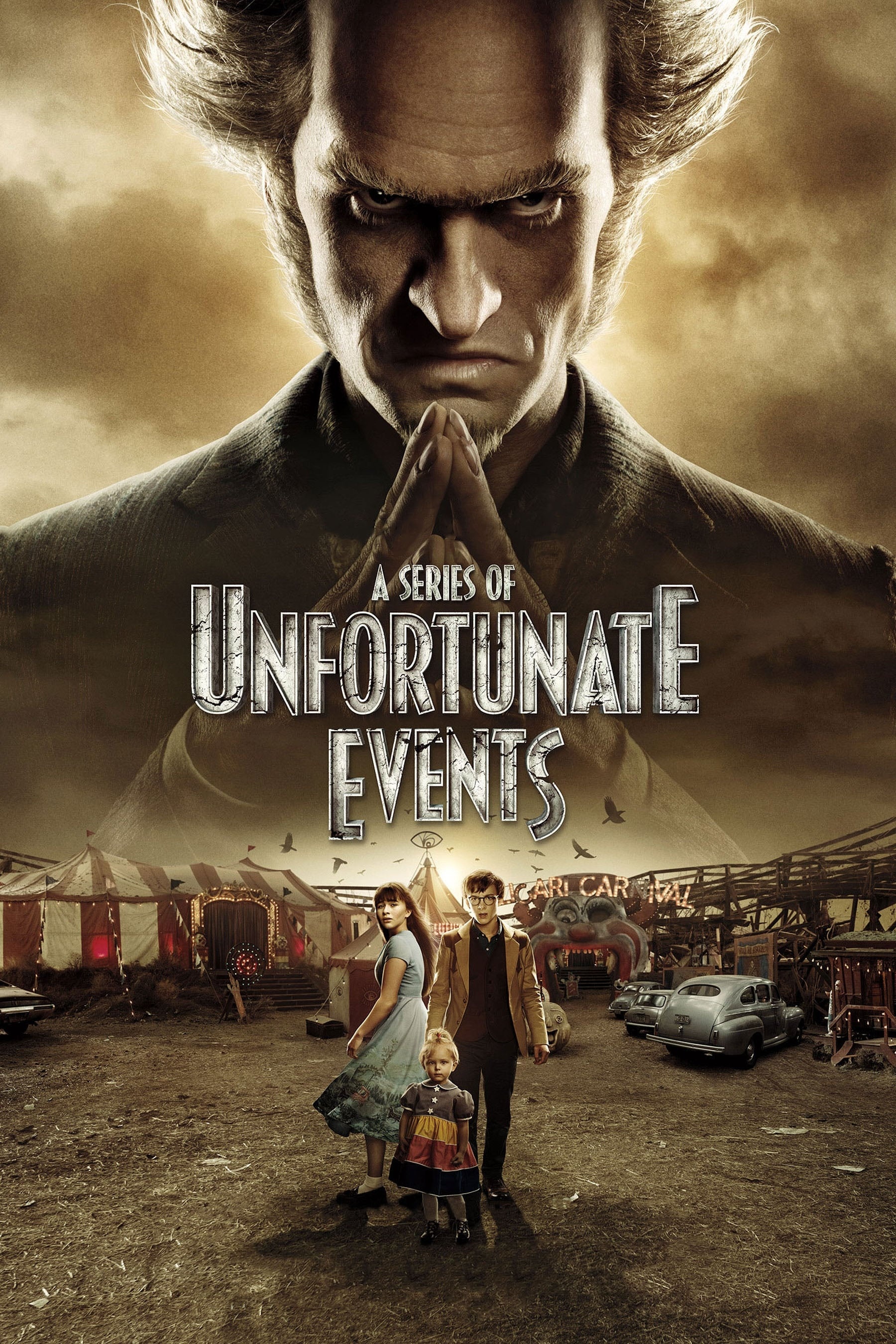A Series of Unfortunate Events, Mysterious orphans, Dark secrets, Intriguing posters, 1800x2700 HD Phone
