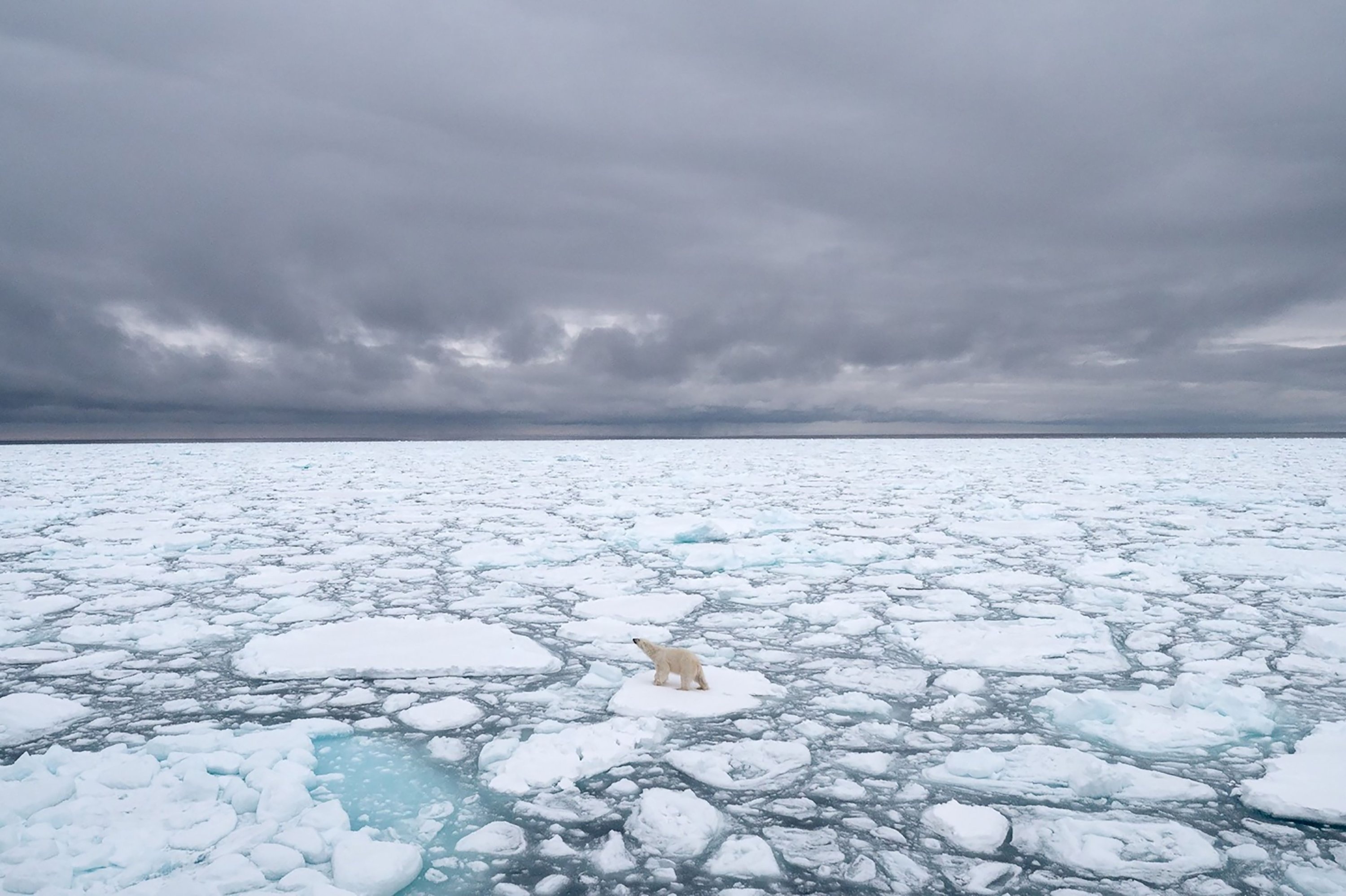 Arctic Ocean, Record low sea ice, Climate change impact, Arctic environment, 3000x2000 HD Desktop