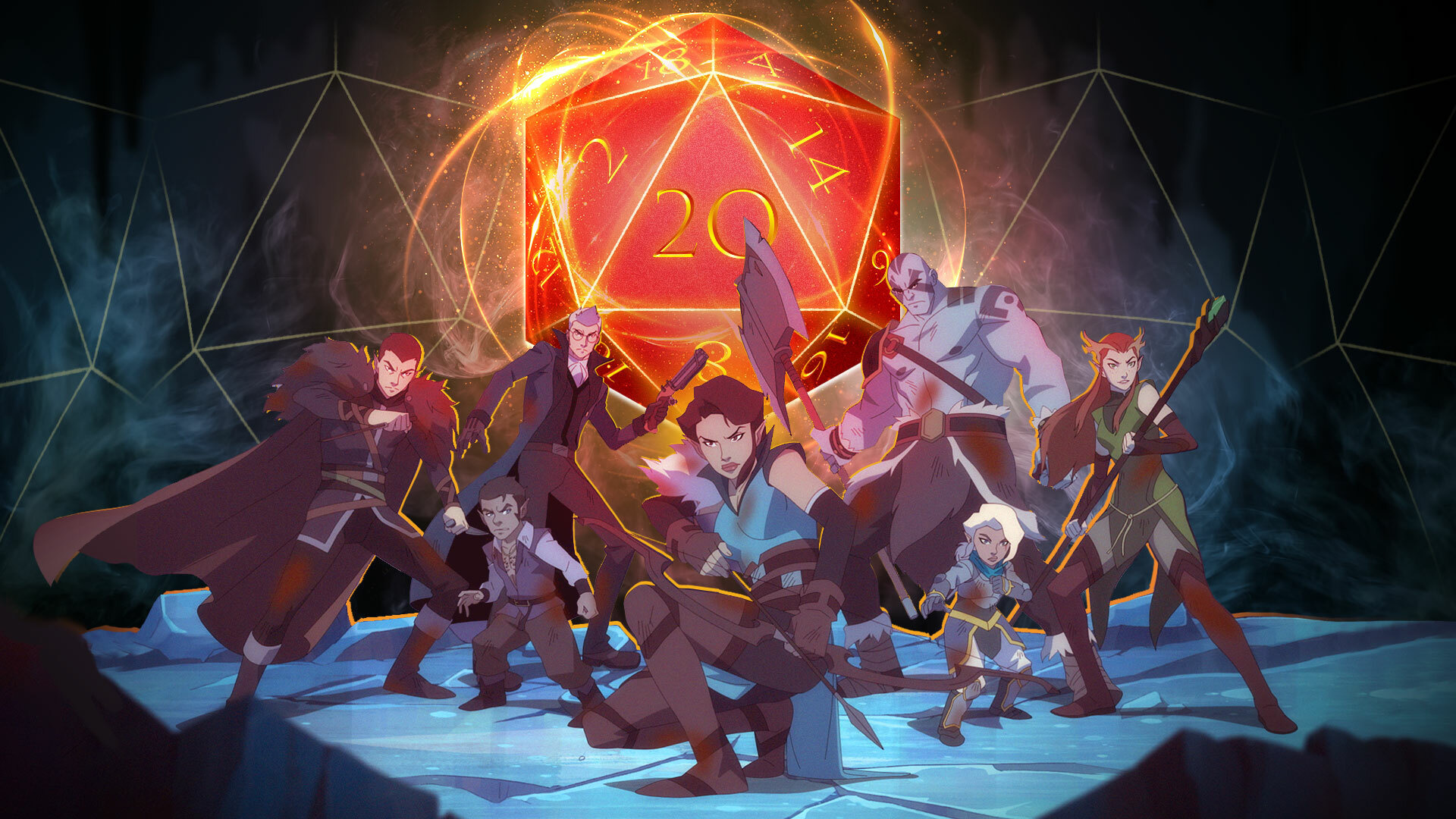 The Legend of Vox Machina: An animated adaptation of the first campaign of Critical Role. 1920x1080 Full HD Background.