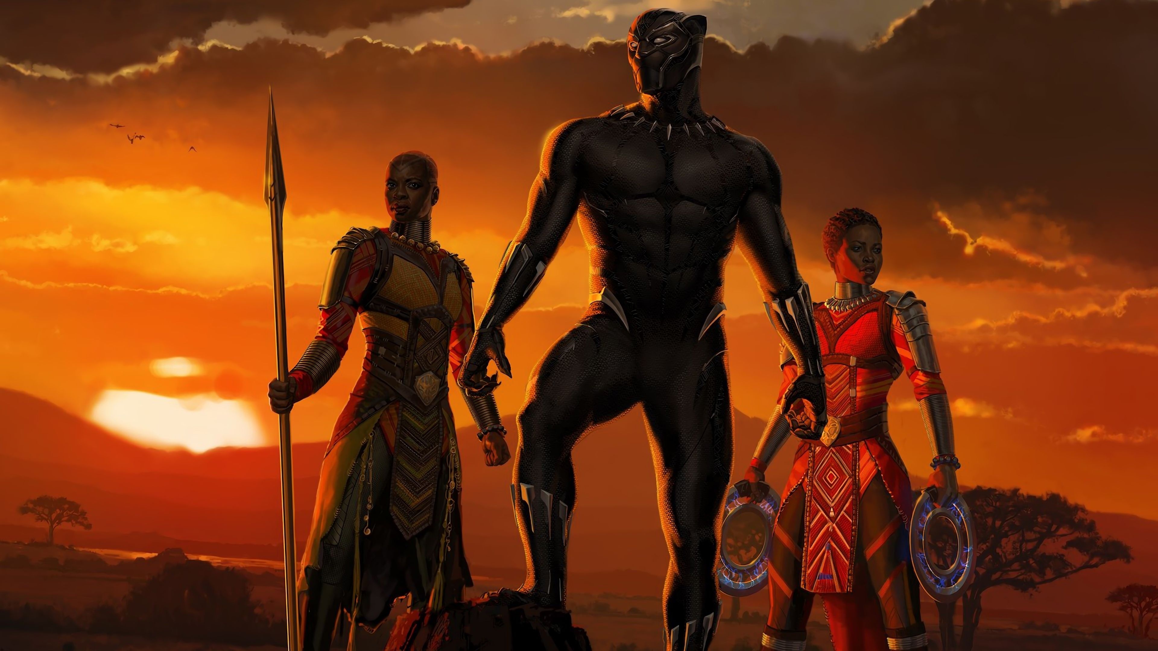 Black Panther poster, Marvel movie, HD wallpapers, Photos, 3840x2160 4K Desktop