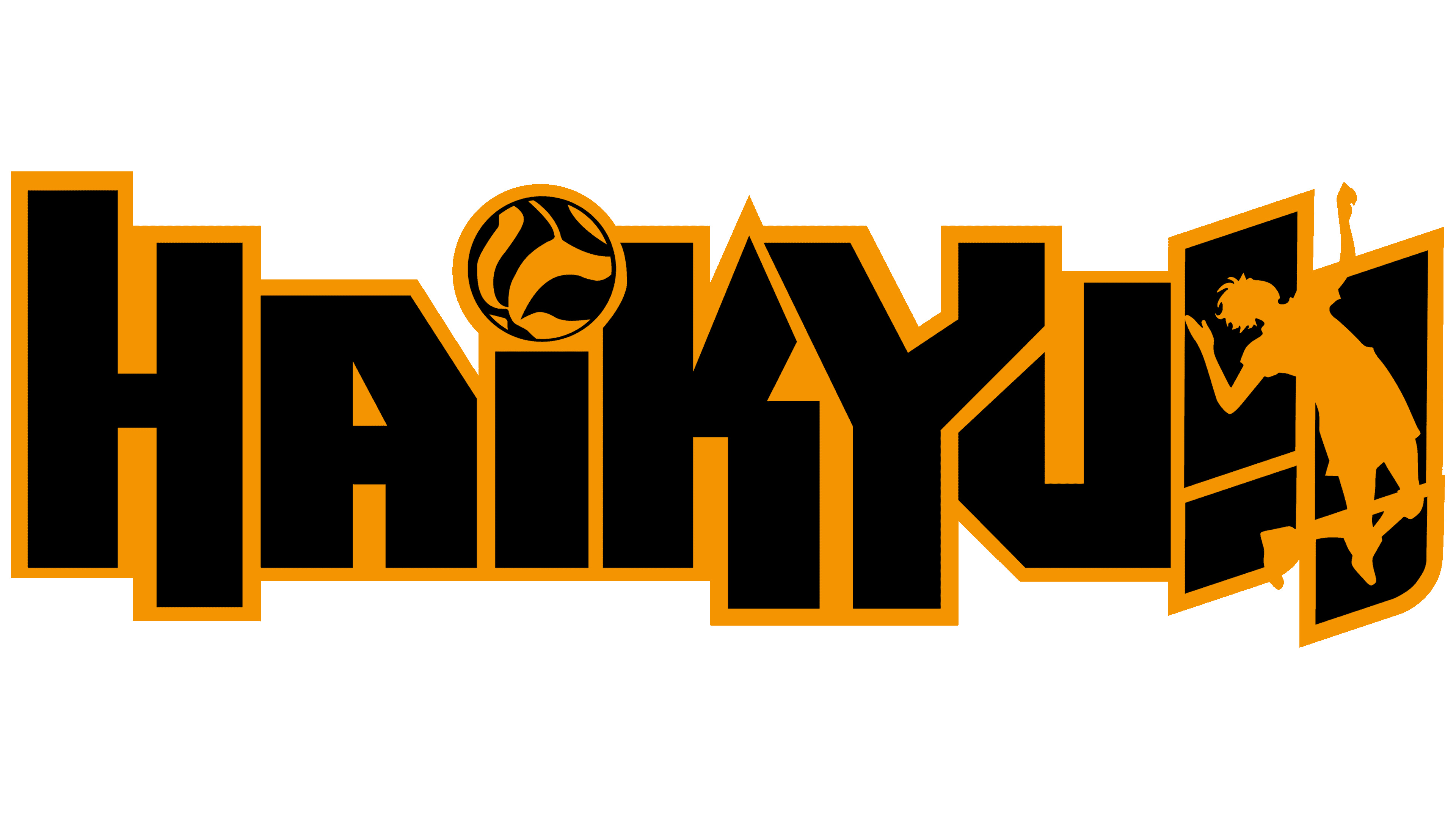 Haikyuu!!: Anime, Haikyuu Logo, Symbol, Graphics. 3840x2160 4K Background.