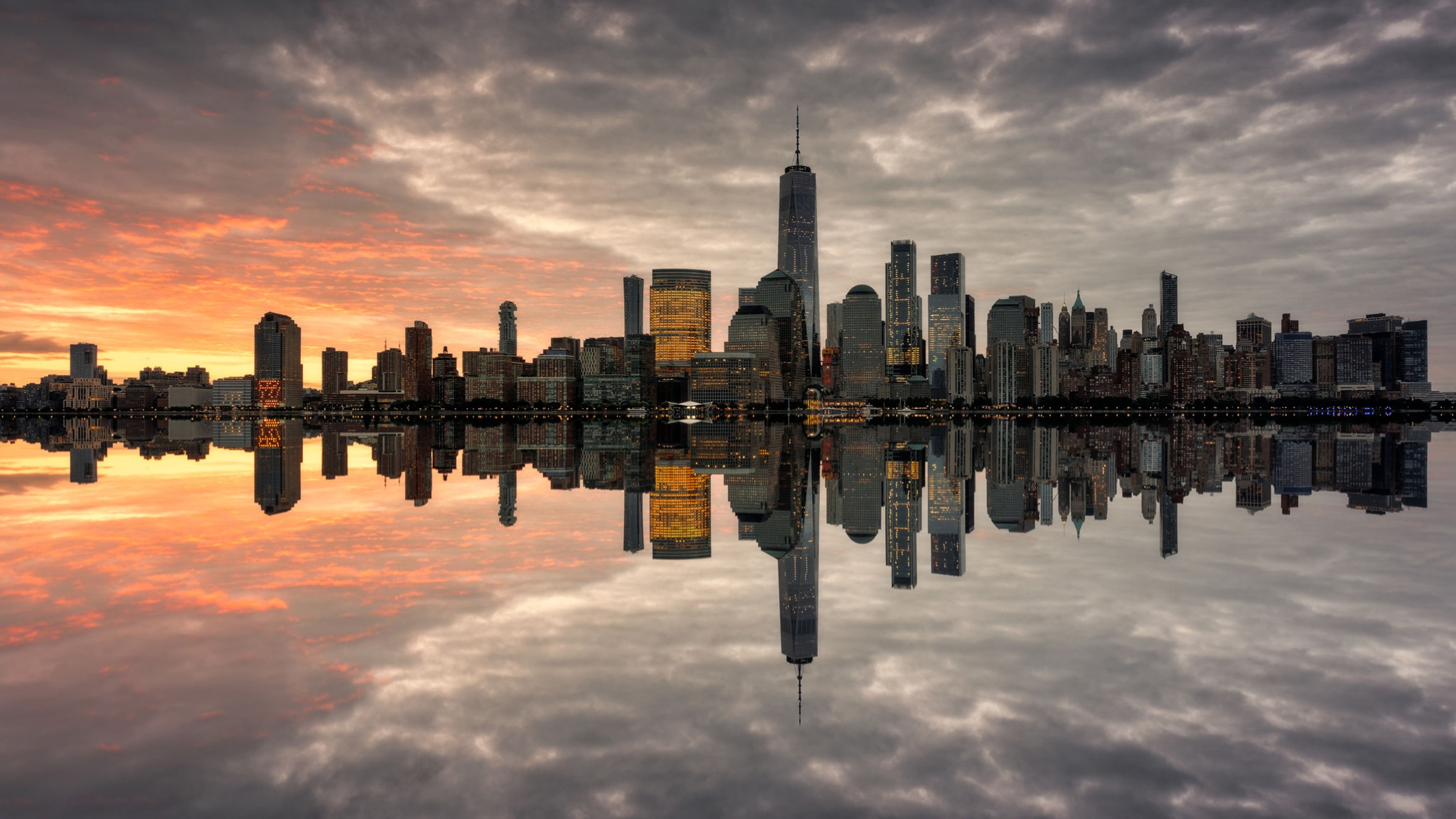 Manhattan skyline wallpapers, Cityscape photography, Urban landscapes, High-rise buildings, 3840x2160 4K Desktop