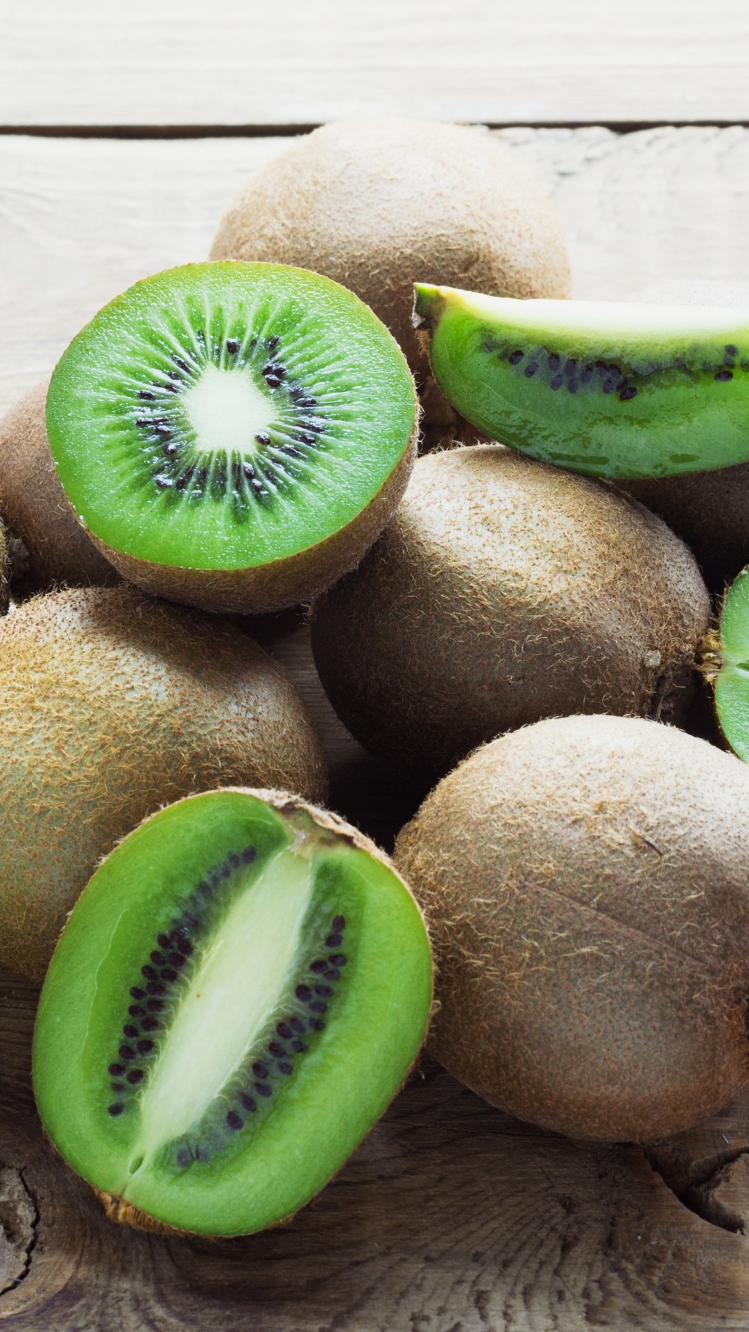 Kiwi fruit, Healthy food, Fresh and juicy, Exotic taste, 1080x1920 Full HD Phone