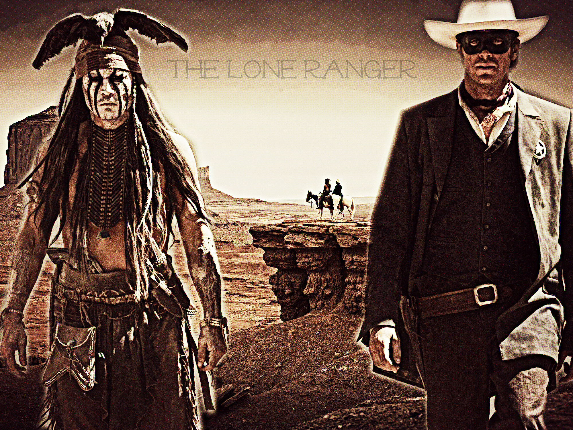 The Lone Ranger, Fan artwork, Creative fan expression, Fandom love, 2000x1510 HD Desktop