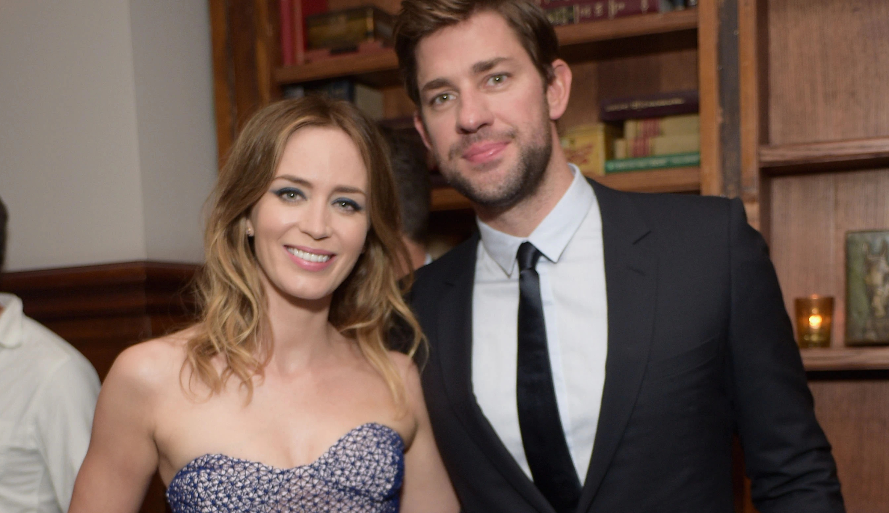 Emily Blunt and John Krasinski: Announced their first film together in March 2017. 3000x1730 HD Wallpaper.