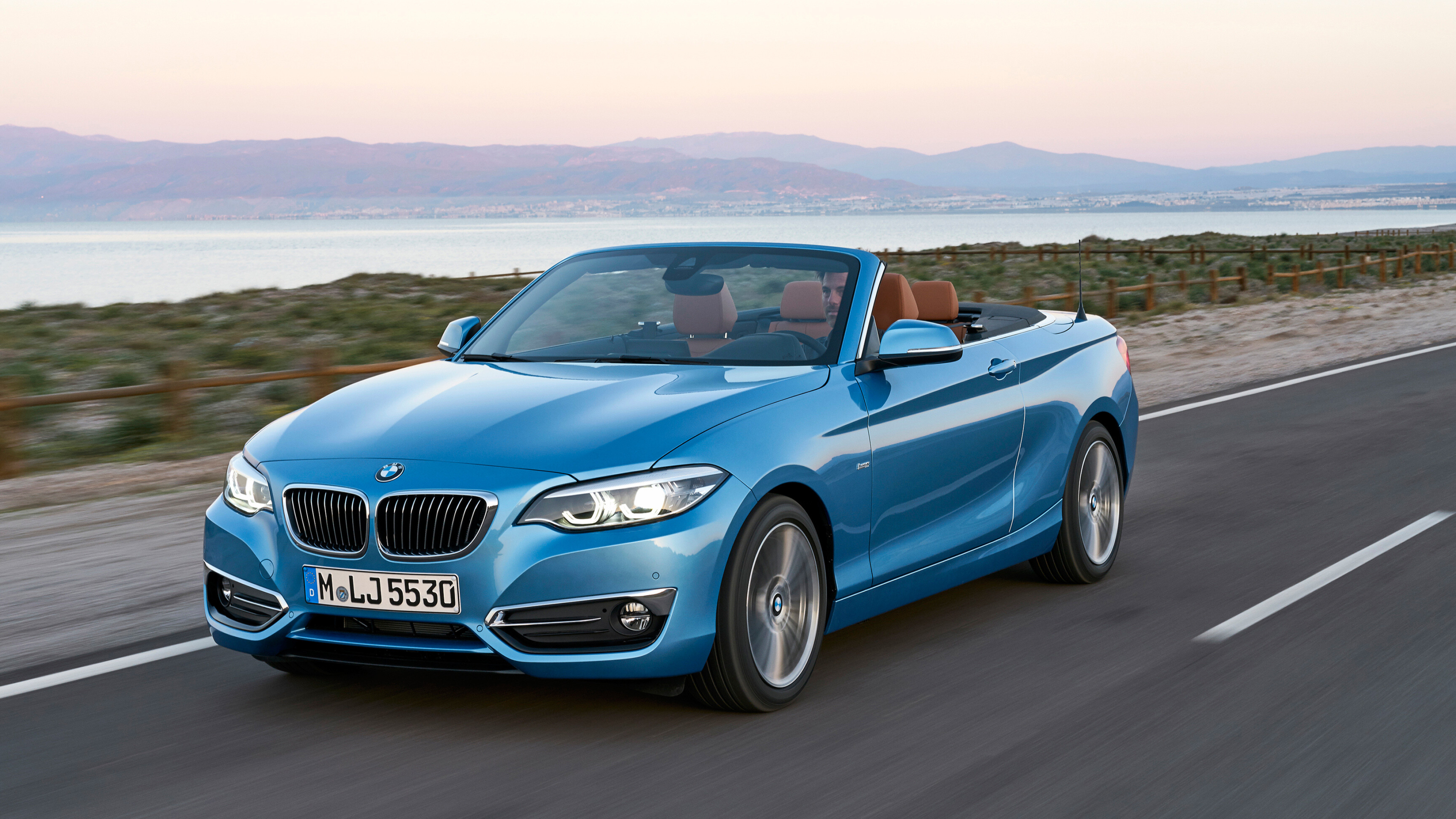 BMW 2 Series: An entry-level luxury car, Manufactured since 2014. 3840x2160 4K Background.