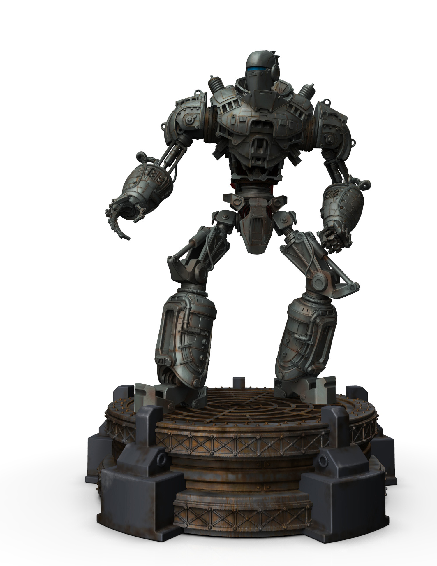 Liberty Prime, Fallout game, GameStop exclusive, Statue, 1500x1950 HD Handy