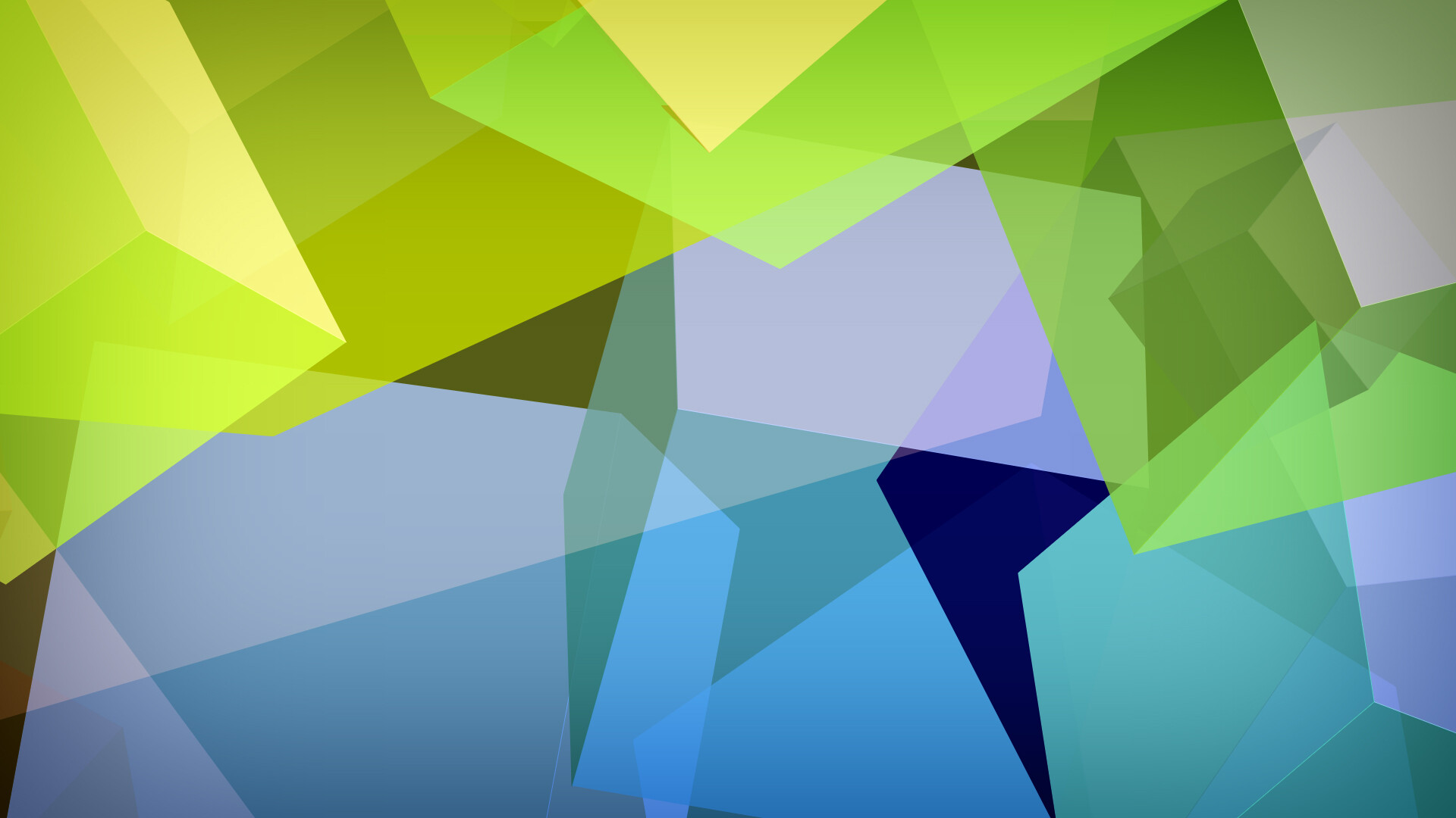 Geometric Abstract: Pyramids, Cubes, Transparent, Quadrilateral prism. 1920x1080 Full HD Wallpaper.
