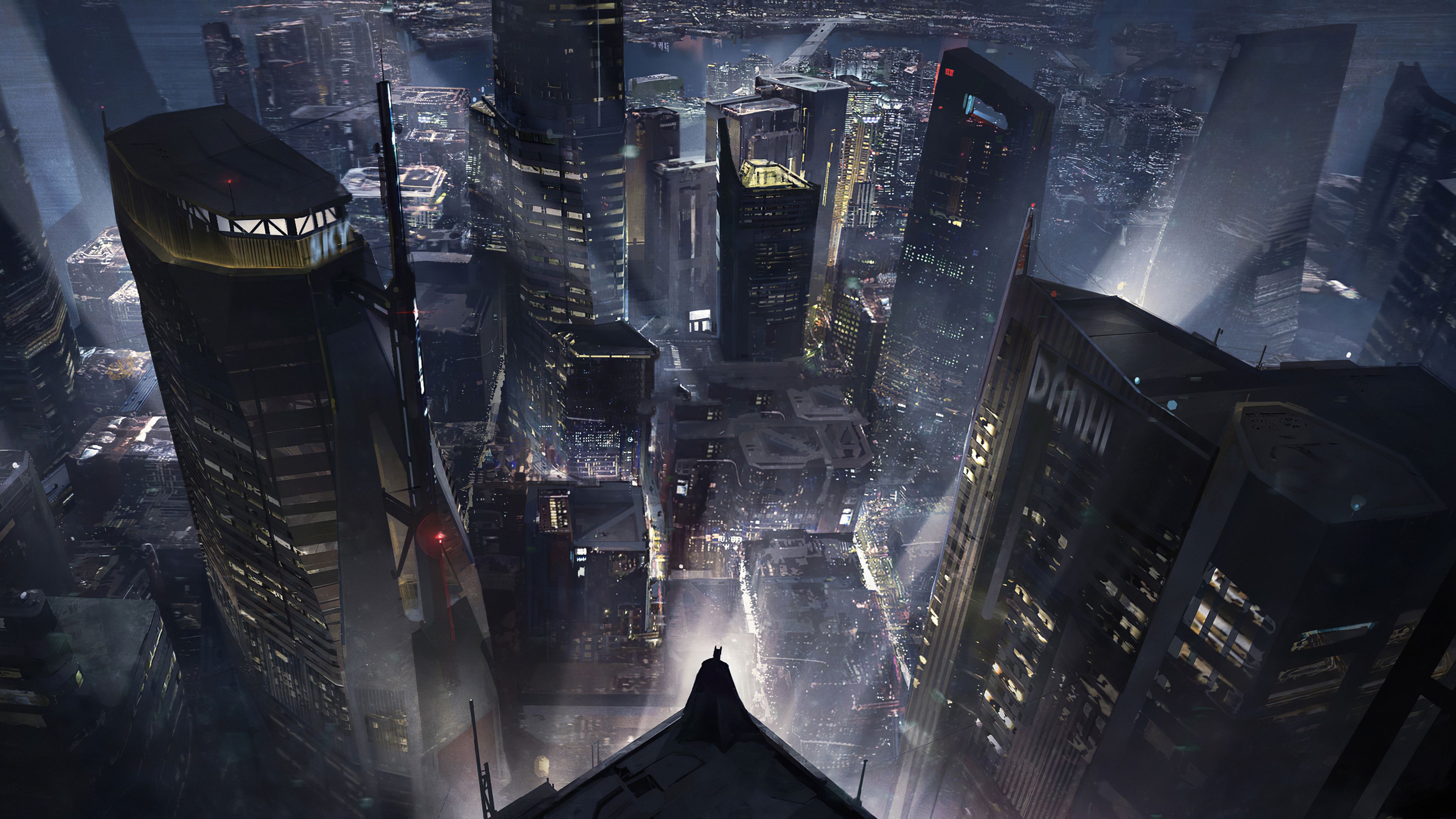 Gotham City, Wallpapers, 3840x2160 4K Desktop
