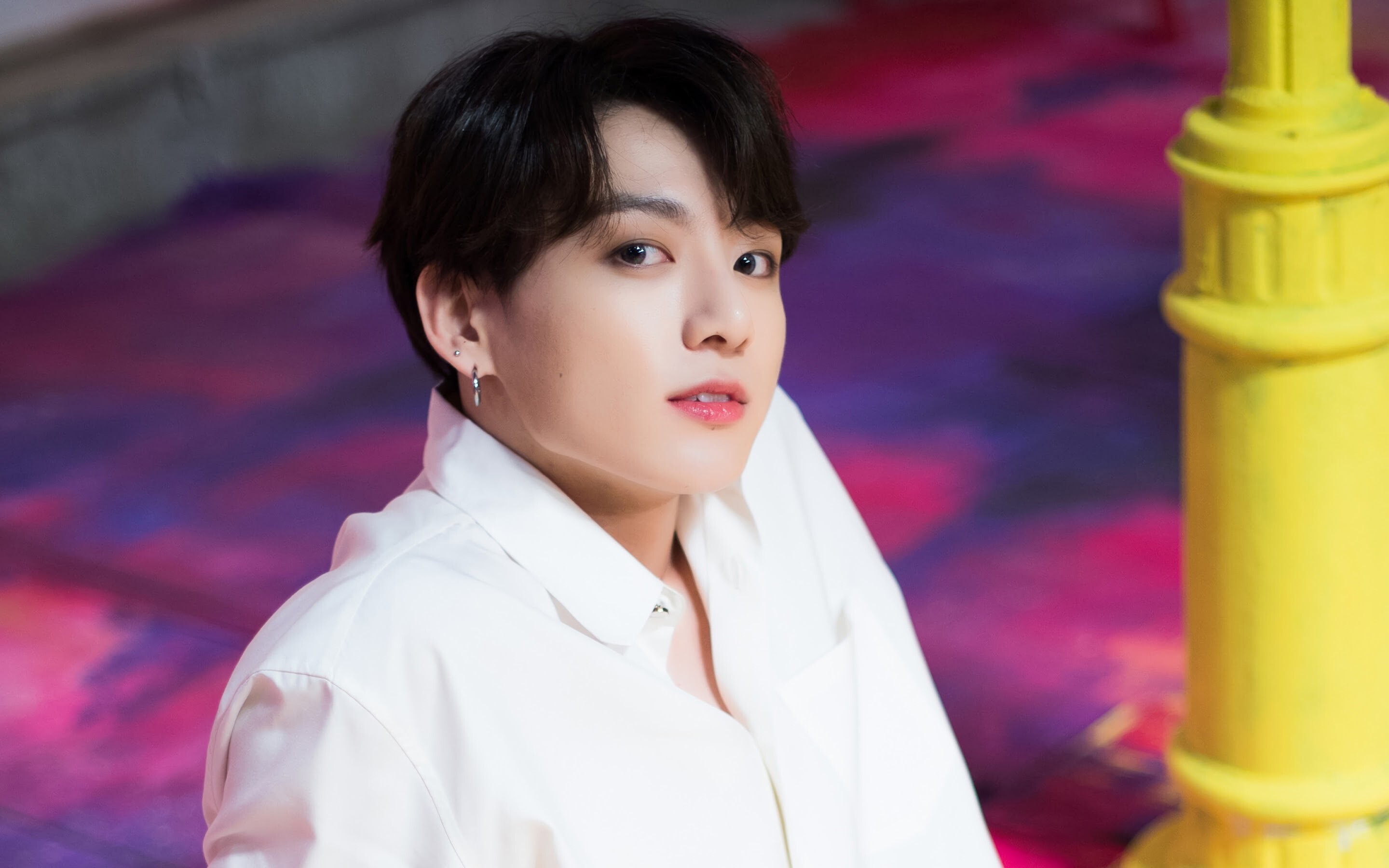Jungkook: The first South Korean singer to release a song for the FIFA World Cup soundtrack. 2880x1800 HD Background.
