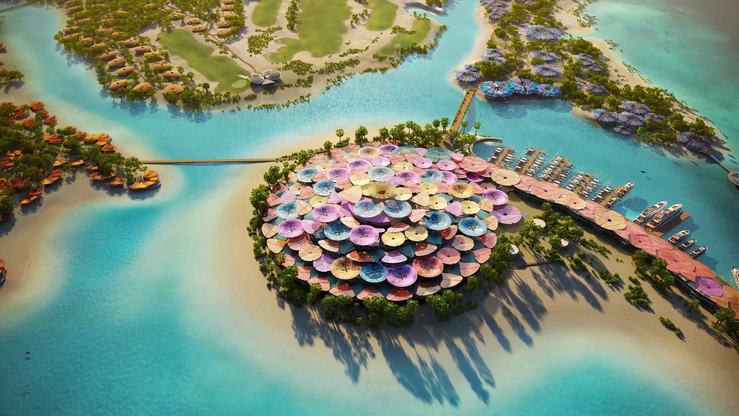 Open for tourism, Red Sea luxury resorts, 2560x1440 HD Desktop