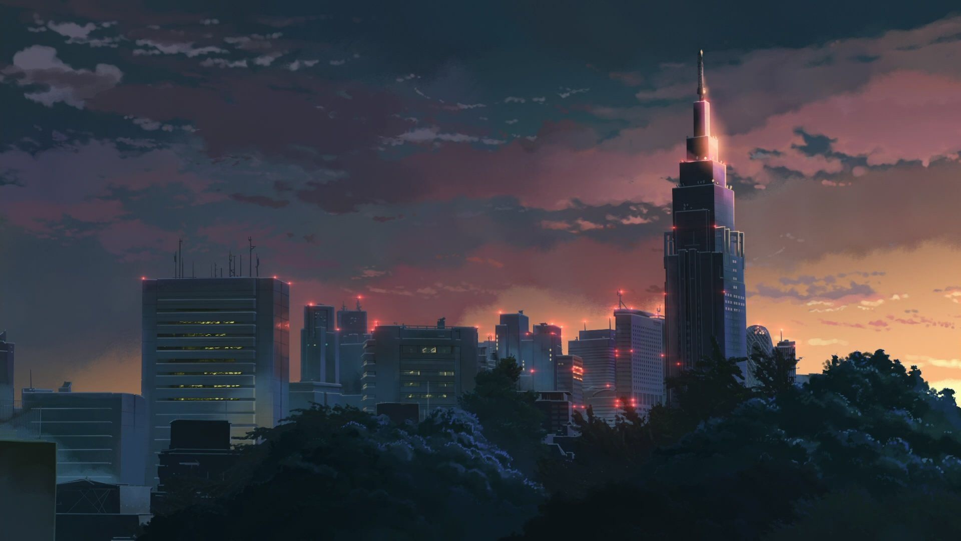 Cartoon Skyline, Travels, Animated City, Cartoonish Beauty, 1920x1080 Full HD Desktop