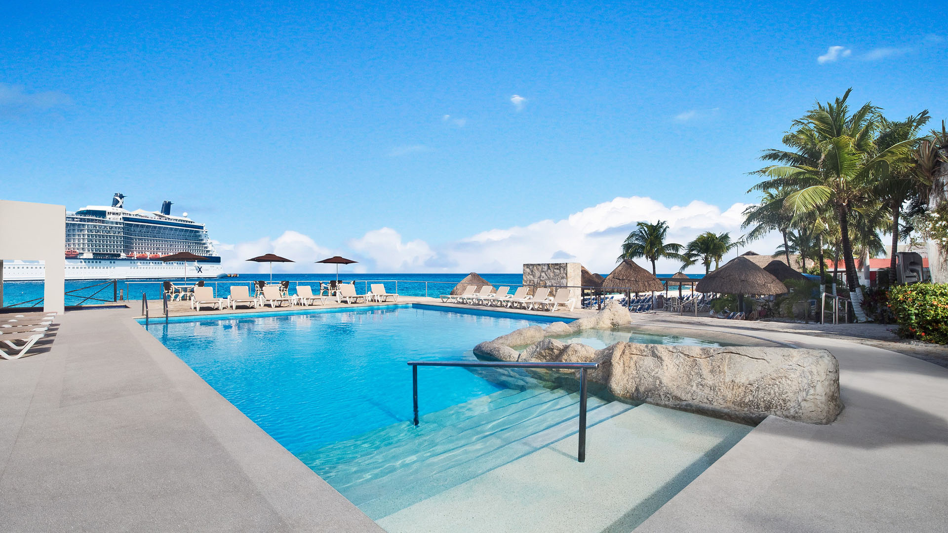 All-inclusive hotel, Cozumel luxury, El Cid La Ceiba Resort, Ultimate relaxation, 1920x1080 Full HD Desktop